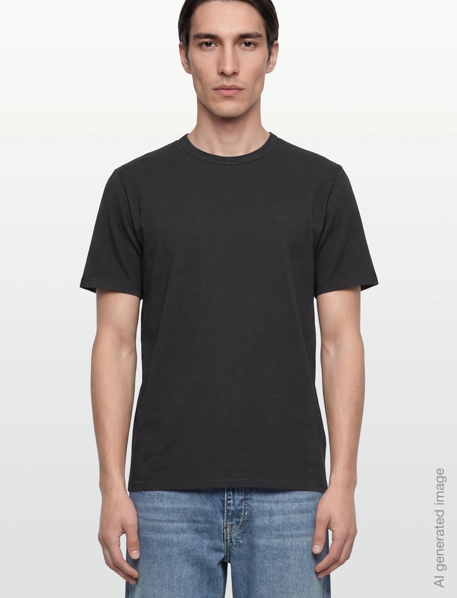 Levi's® - LEVIS ORIGINAL TEE MINERAL BLA - lühikeste varrukatega t-särgid - blacks - 3