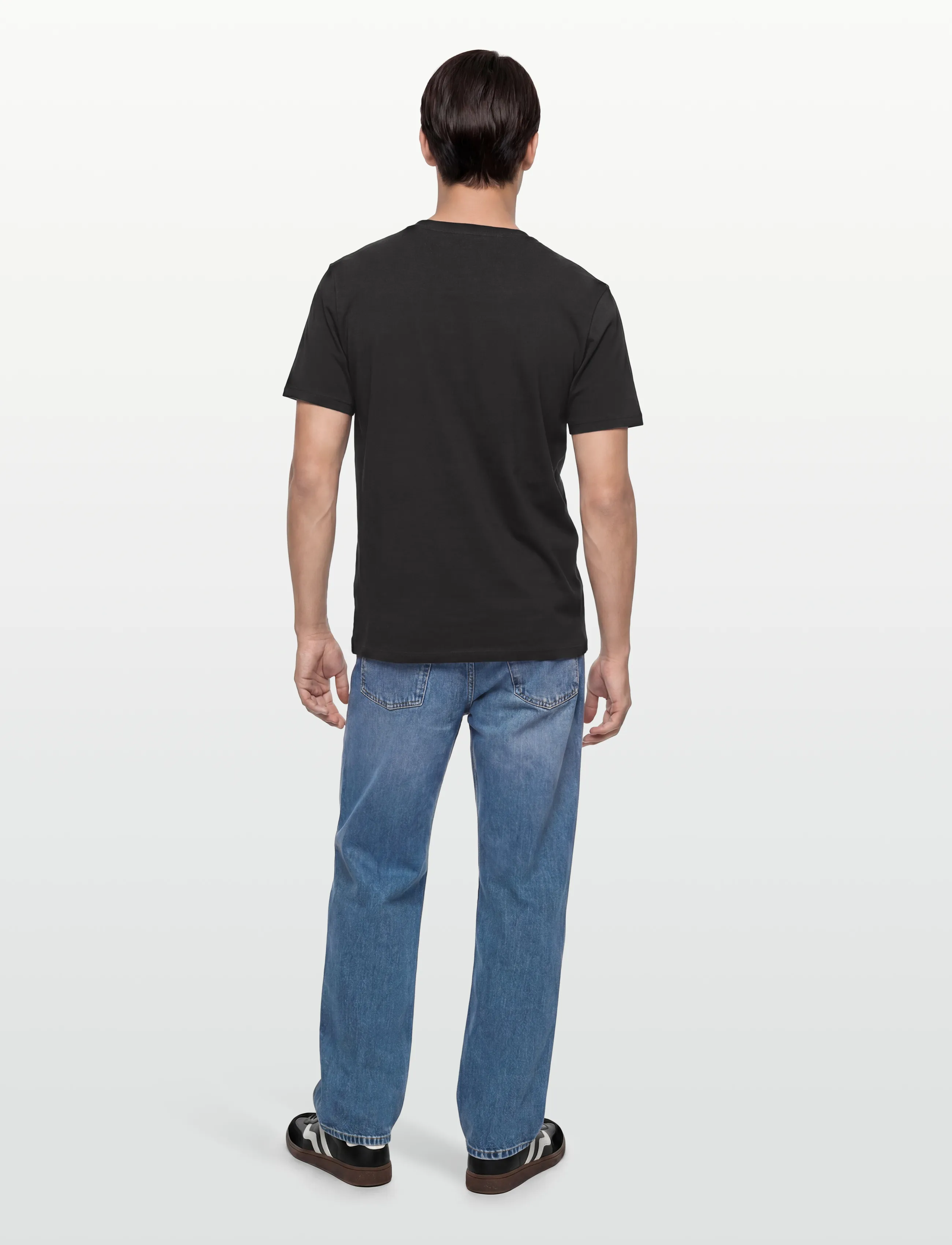 Levi's® - LEVIS ORIGINAL TEE MINERAL BLA - lyhythihaiset - blacks - 4