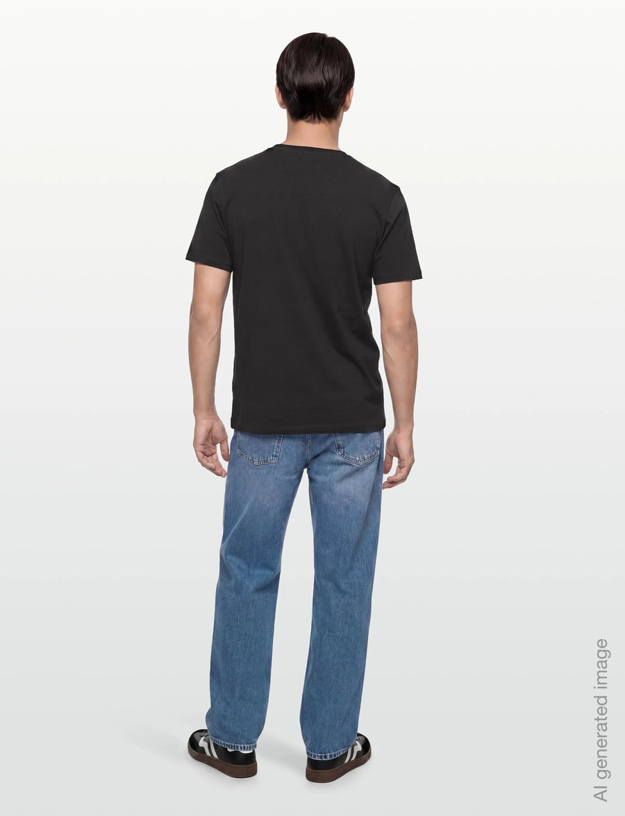 Levi's® - LEVIS ORIGINAL TEE MINERAL BLA - lühikeste varrukatega t-särgid - blacks - 4