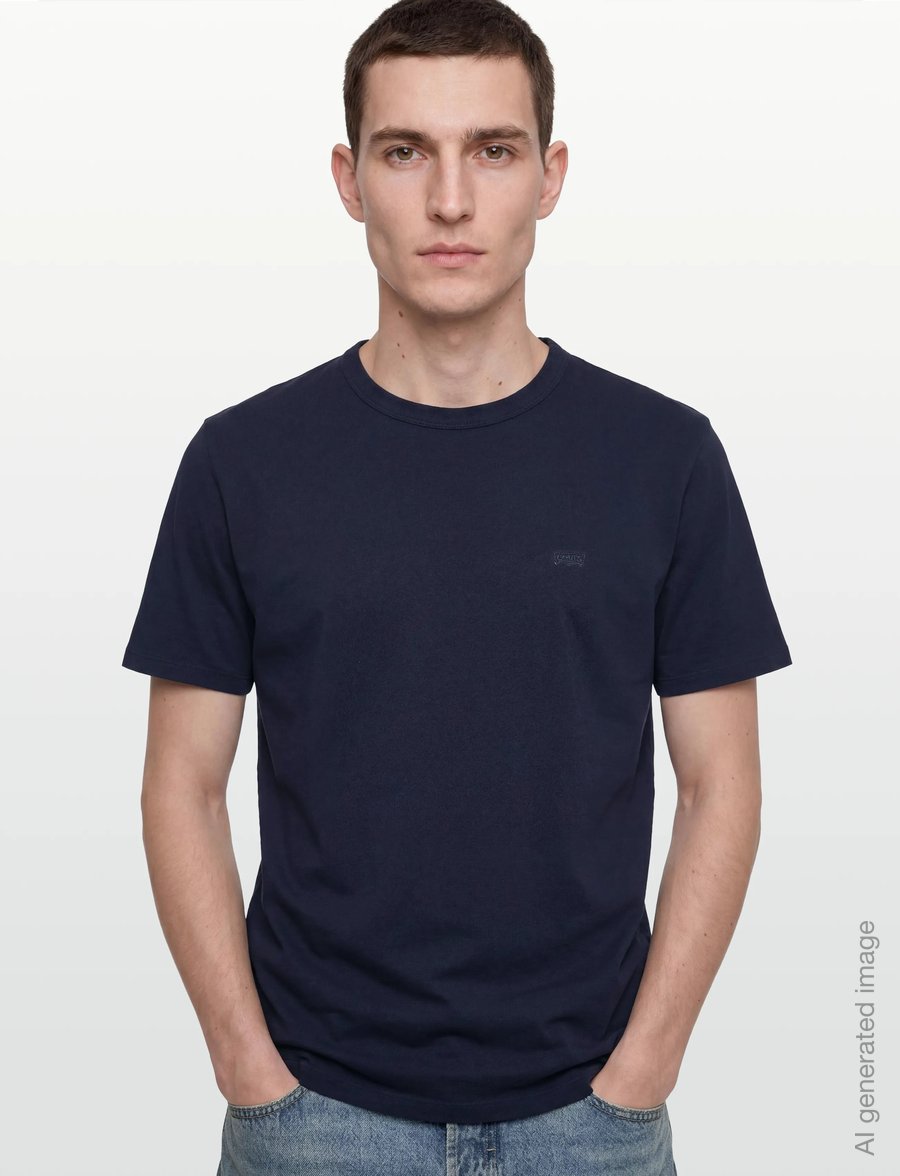 Levi's® - LEVIS ORIGINAL TEE NAVY BLAZER - kurzärmelige t-shirts - blues - 3