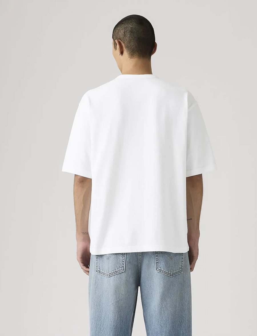Levi's® - HEAVYWEIGHT LOOSE TEE BRIGHT W - t-krekli ar īsām piedurknēm - whites - 3