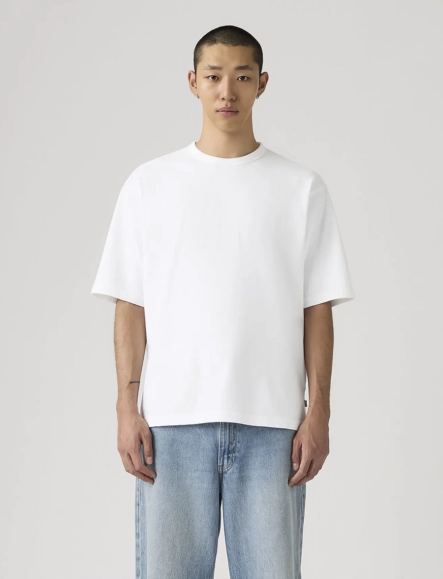 Levi's® - HEAVYWEIGHT LOOSE TEE BRIGHT W - t-krekli ar īsām piedurknēm - whites - 5
