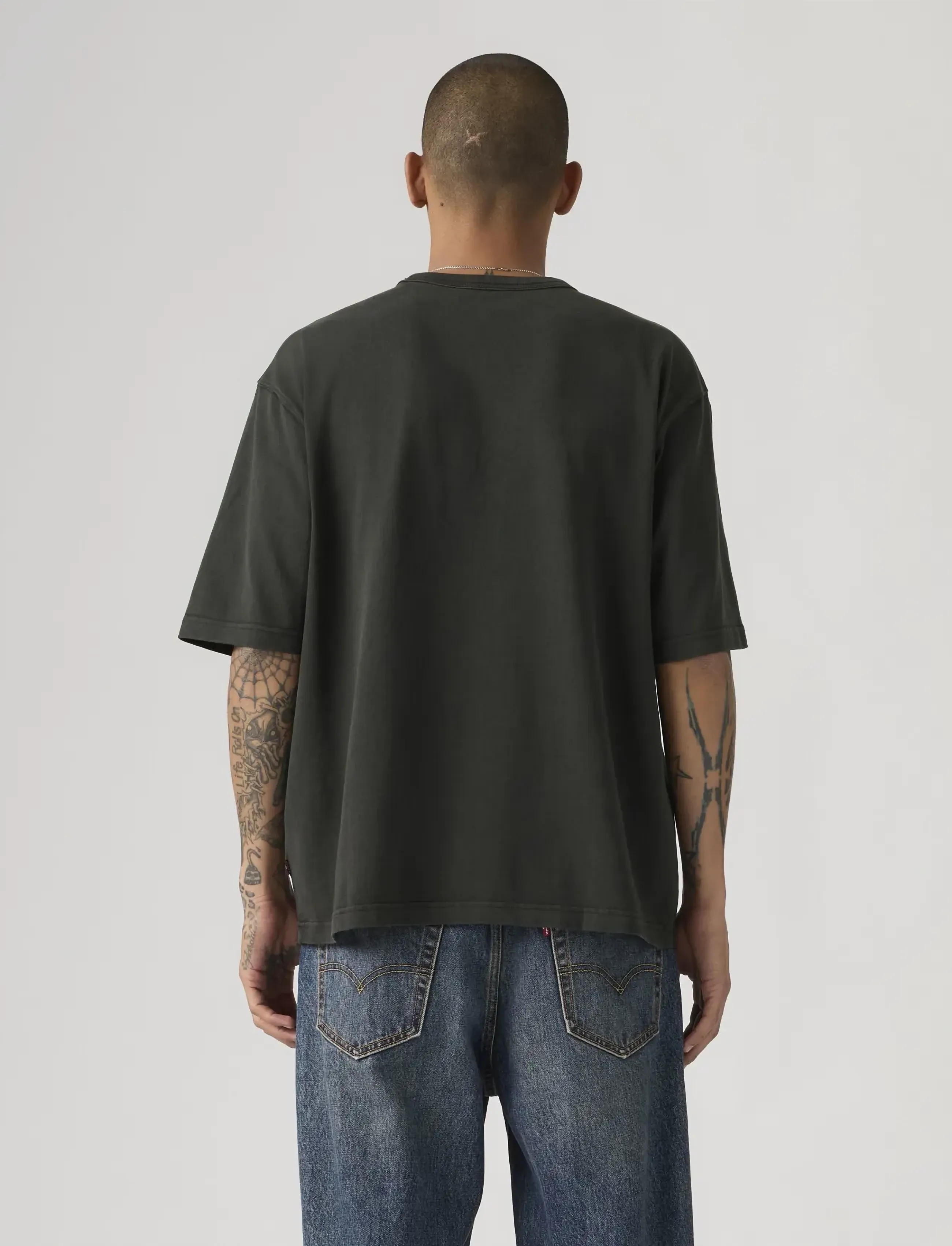 Levi's® - HEAVYWEIGHT LOOSE TEE GARMENT - najniższe ceny - blacks - 3