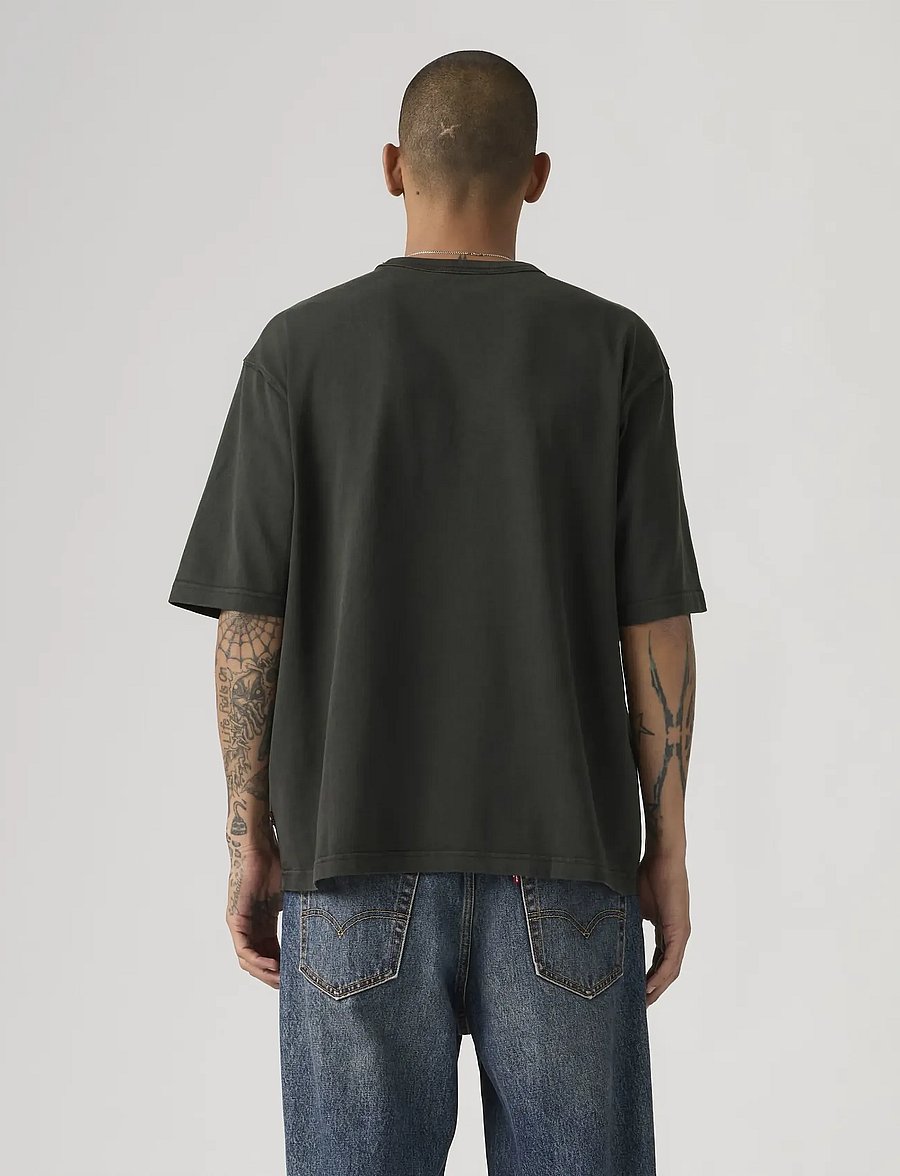 Levi's® - HEAVYWEIGHT LOOSE TEE GARMENT - lyhythihaiset - blacks - 3