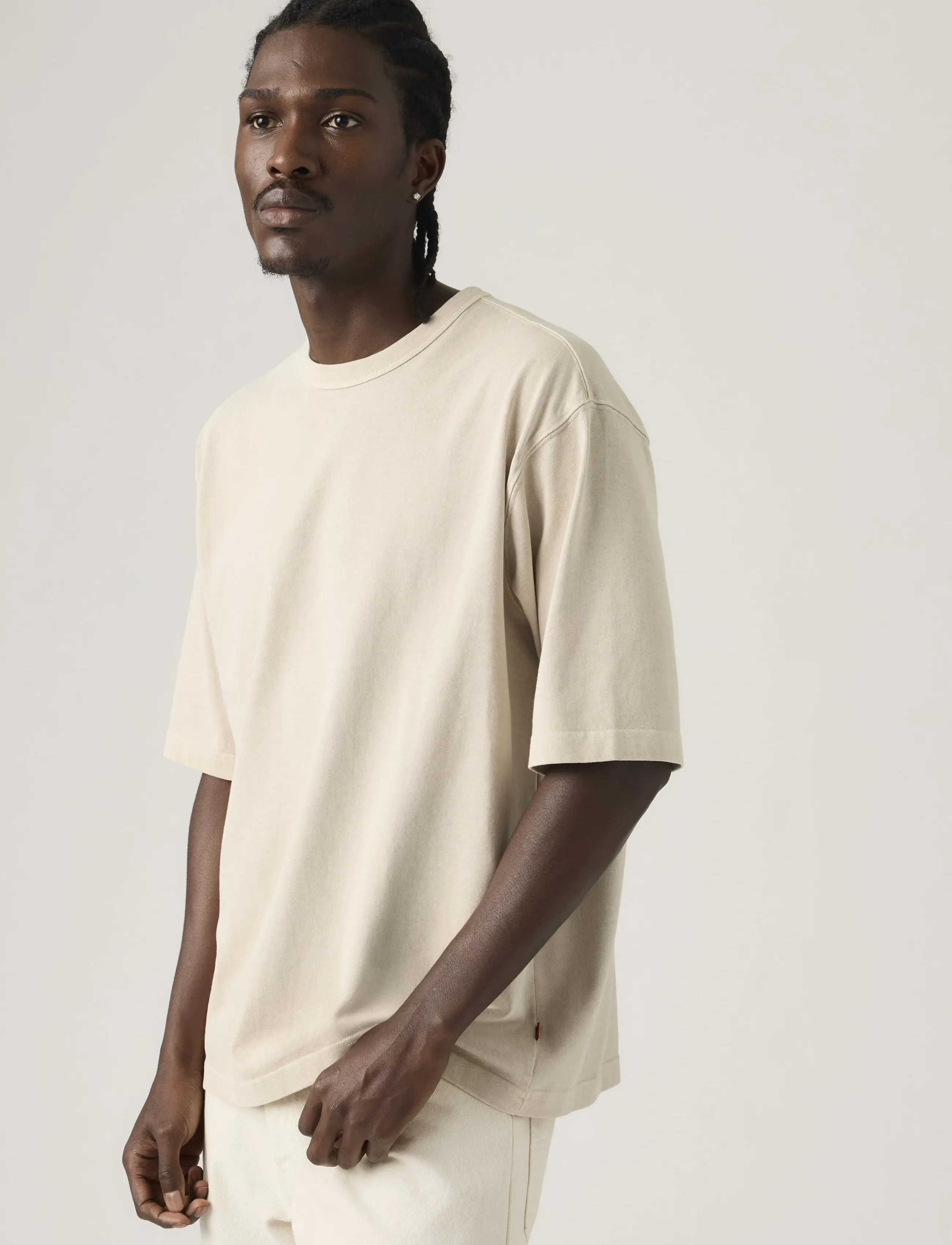 Levi's® HEAVYWEIGHT LOOSE TEE GARMENT - Winter deals - NEUTRALS / beige