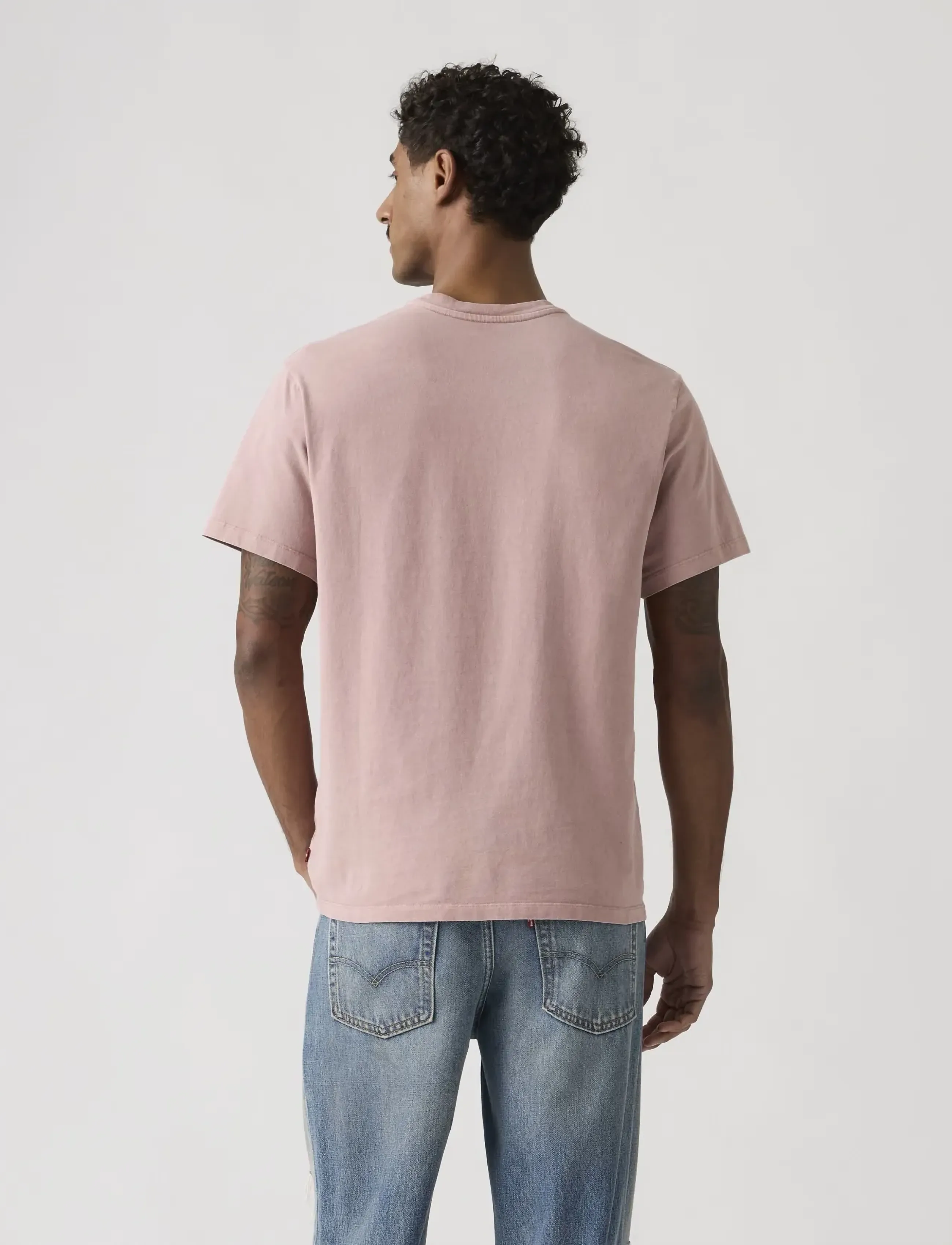 Levi's® - RELAXED POCKET TEE GARMENT DYE - madalaimad hinnad - pinks - 3