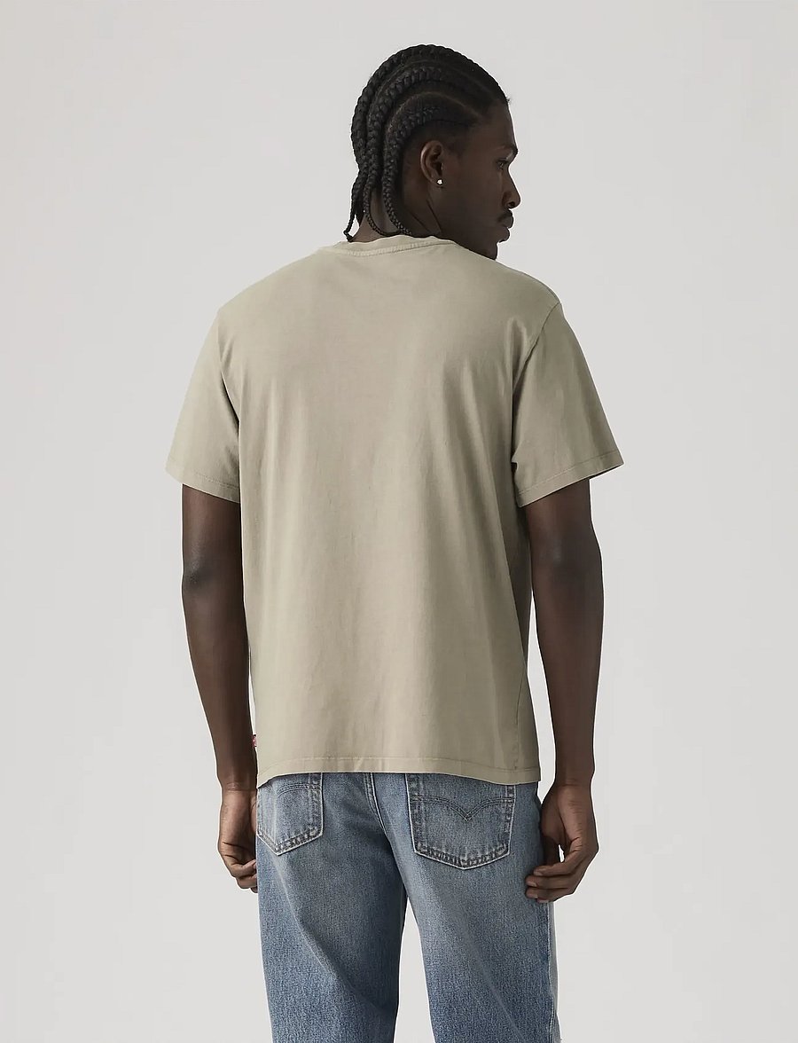 Levi's® - THE POCKET TEE GARMENT DYE VIN - kortärmade t-shirts - neutrals - 3