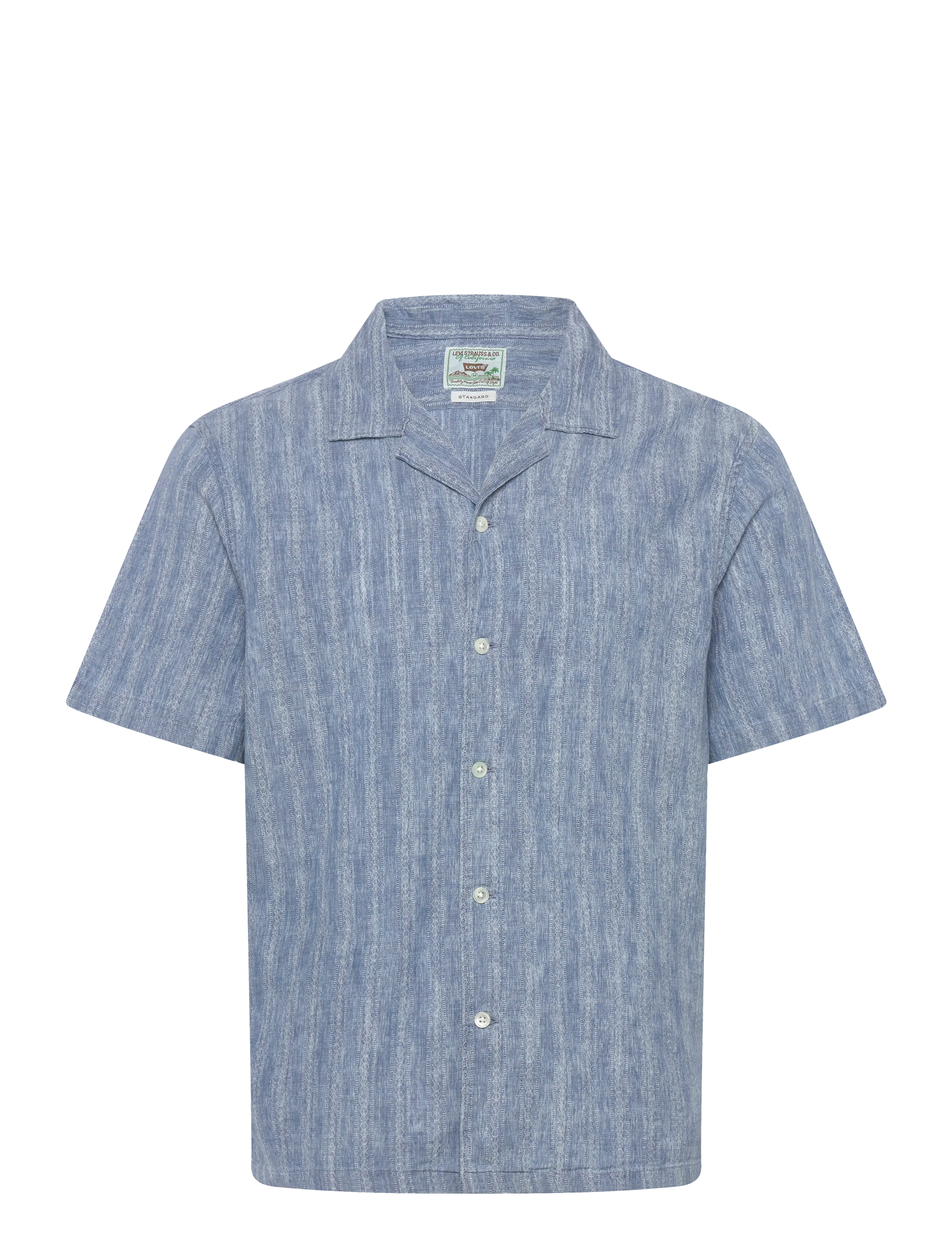 Levi's® SUNSET NO PKT CAMP STANDARD FE - Kauluspaidat - BLUES / blue