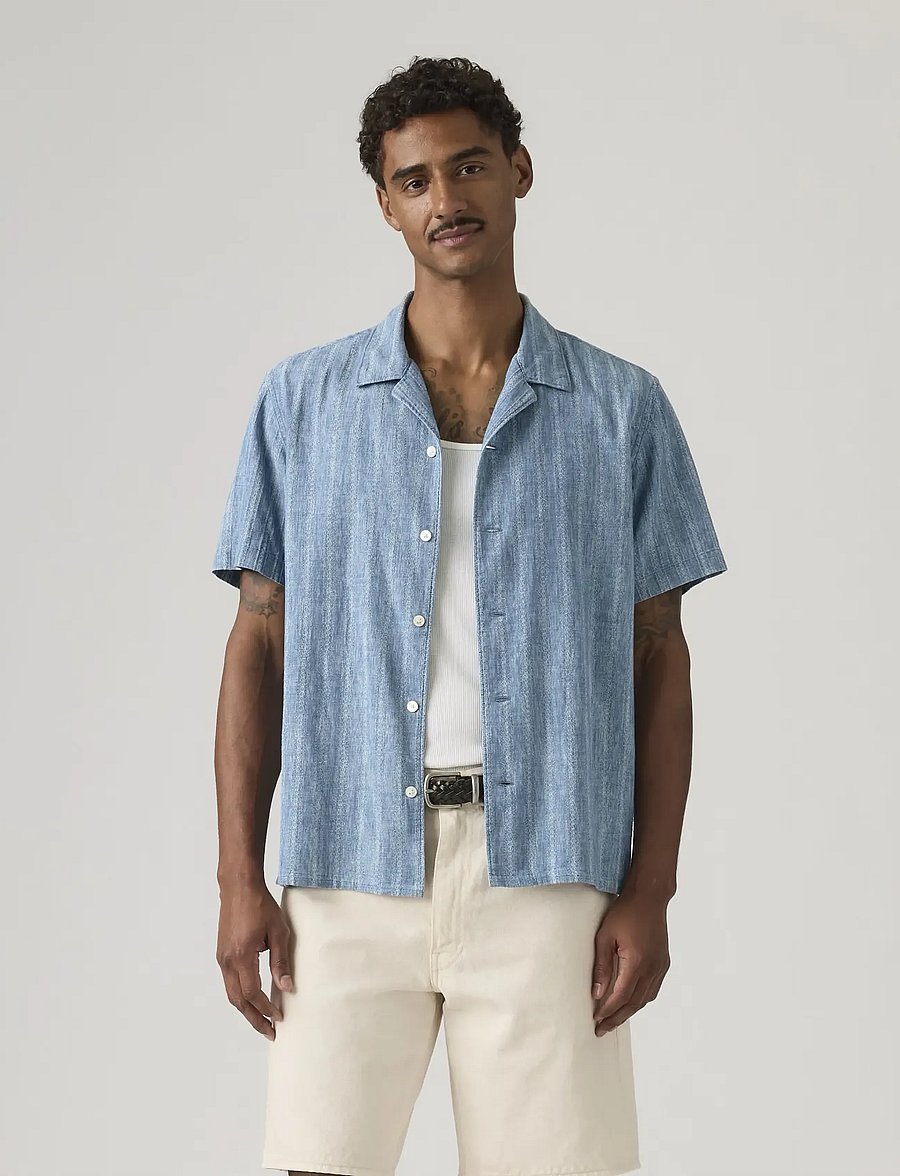 Levi's® - SUNSET NO PKT CAMP STANDARD FE - denimskjorter - blues - 5