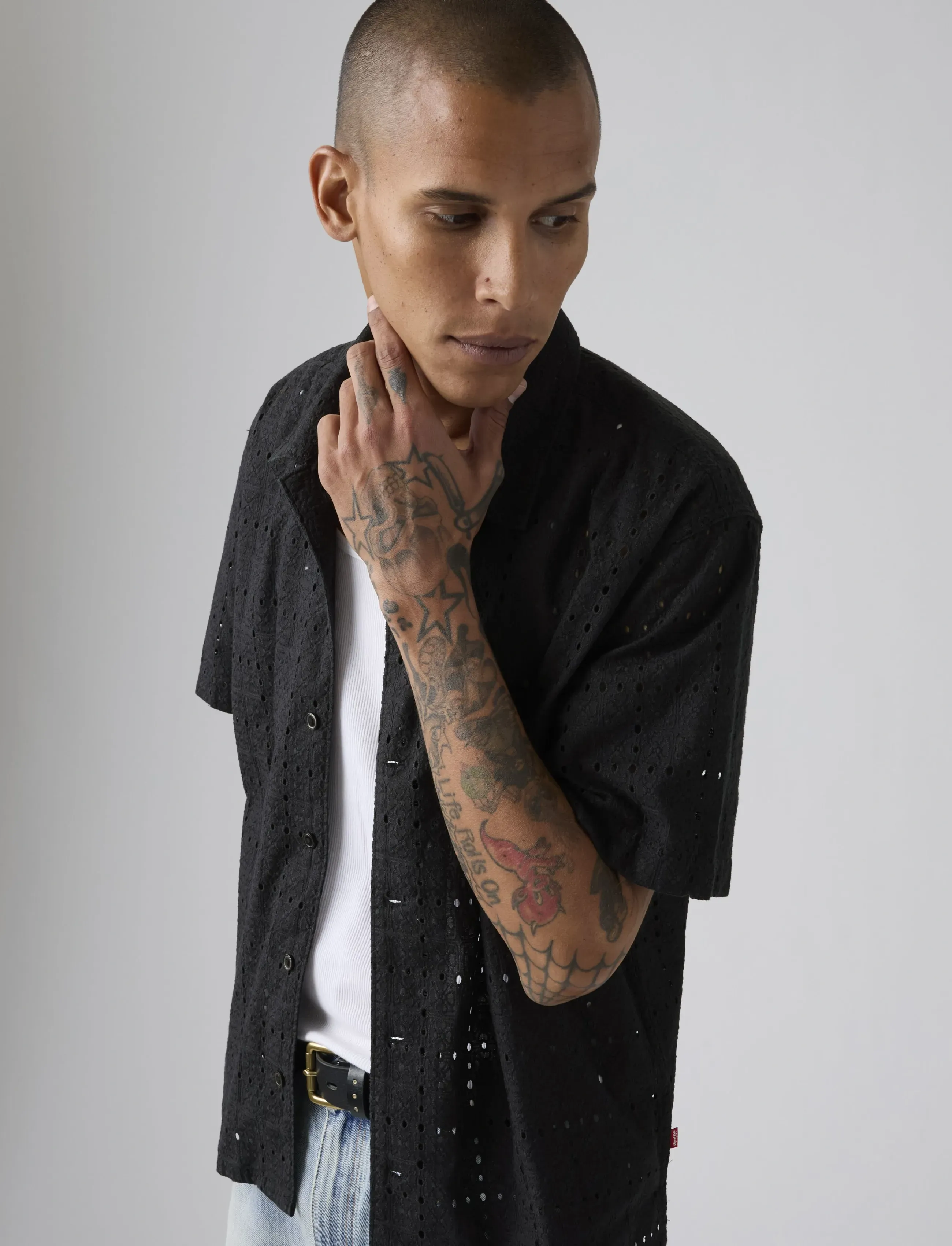 Levi's® SUNSET NO PKT CAMP STANDARD JE - Dernière chance - BLACKS / black