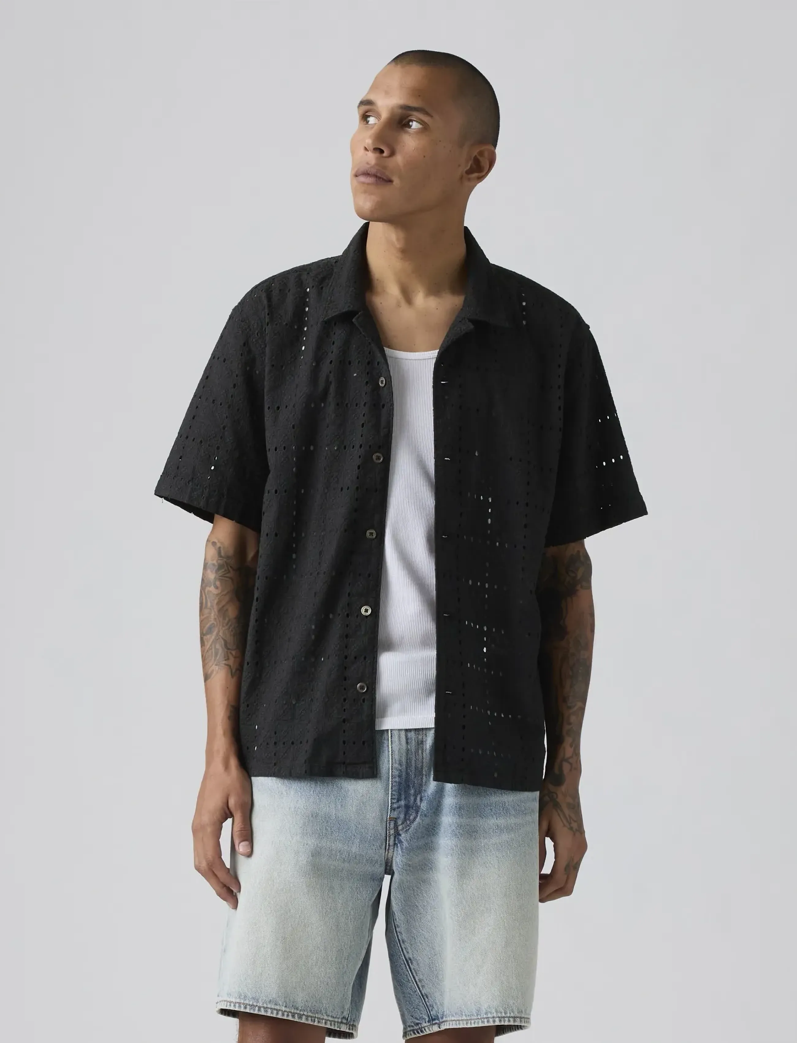 Levi's® - SUNSET NO PKT CAMP STANDARD JE - casual hemden - blacks - 5