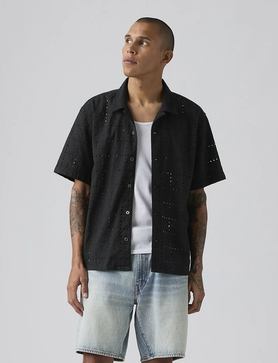 Levi's® - SUNSET NO PKT CAMP STANDARD JE - casual hemden - blacks - 5