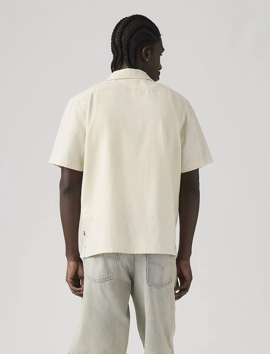 Levi's® - SUNSET NO PKT CAMP STANDARD OA - krótki rękaw - neutrals - 3