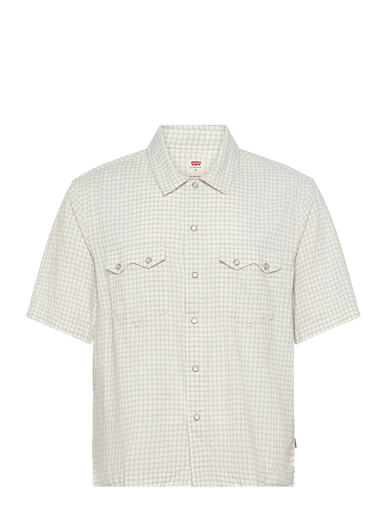 Levi's® - SS BOXY WESTERN CRISS CROSS - karierte hemden - whites - 1