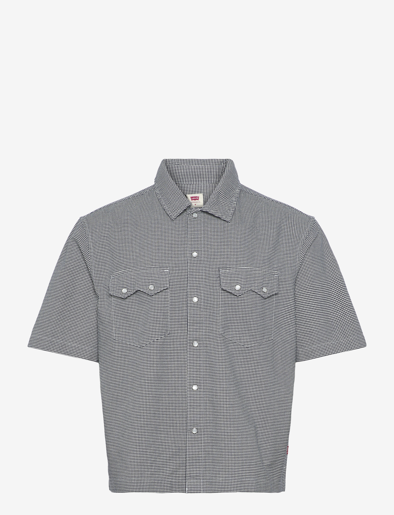 Levi's® - SS BOXY WESTERN LLEWELYN PLAID - ternede skjorter - blues - 1