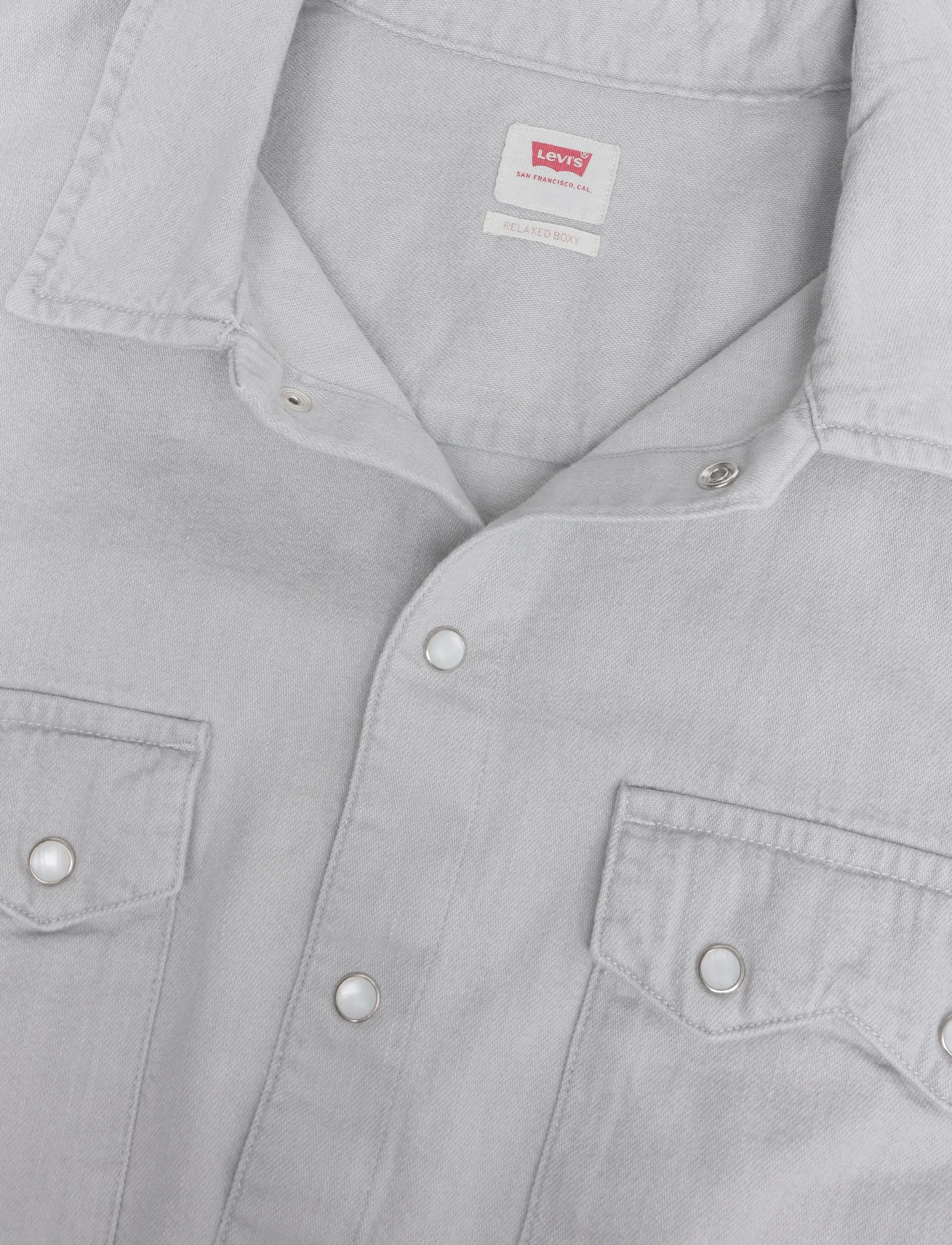 Levi's® - SS BOXY WESTERN SMOKEY CLOUD - greys - 2