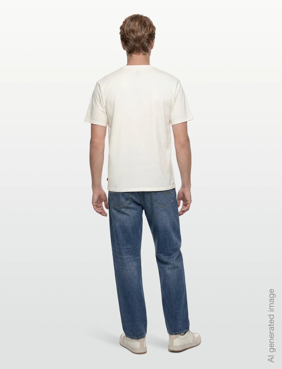Levi's® - GRAPHIC VINTAGE FIT POCKET TEE - kortärmade t-shirts - whites - 4