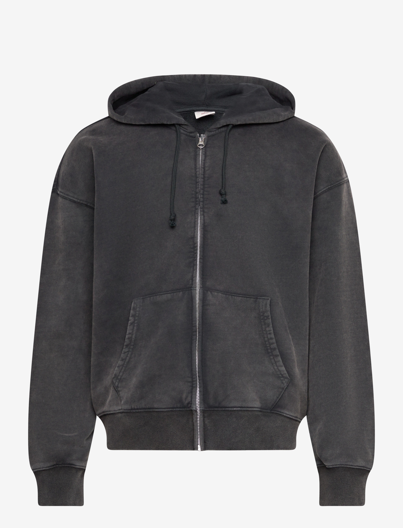 Levi's® - HAYES BOXY FULL ZIP GRUNGE WAS - hoodies - blacks - 0
