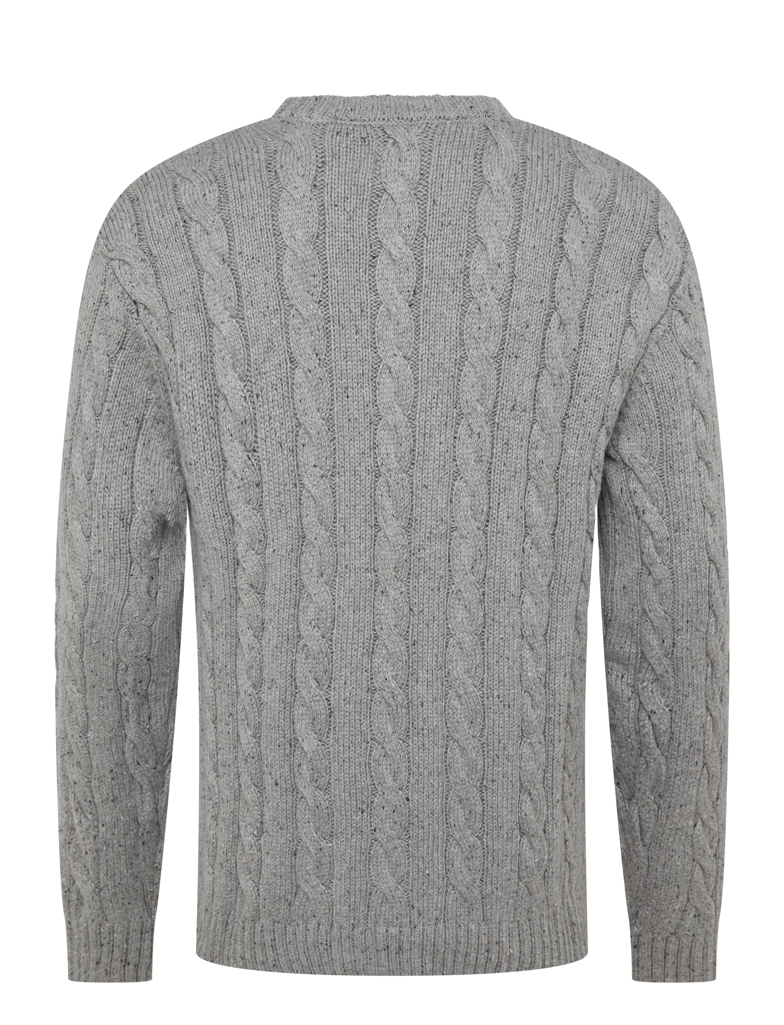 Levi's® - LAUREL CREW CABLE NEPS GREY HE - rundhalsad - greys - 2