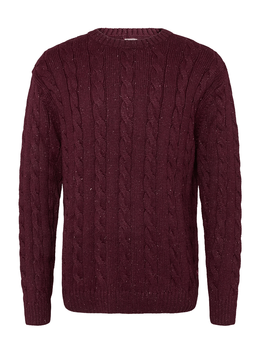 Levi's® - LAUREL CREW CABLE NEPS HOT CHO - rundhals - browns - 1