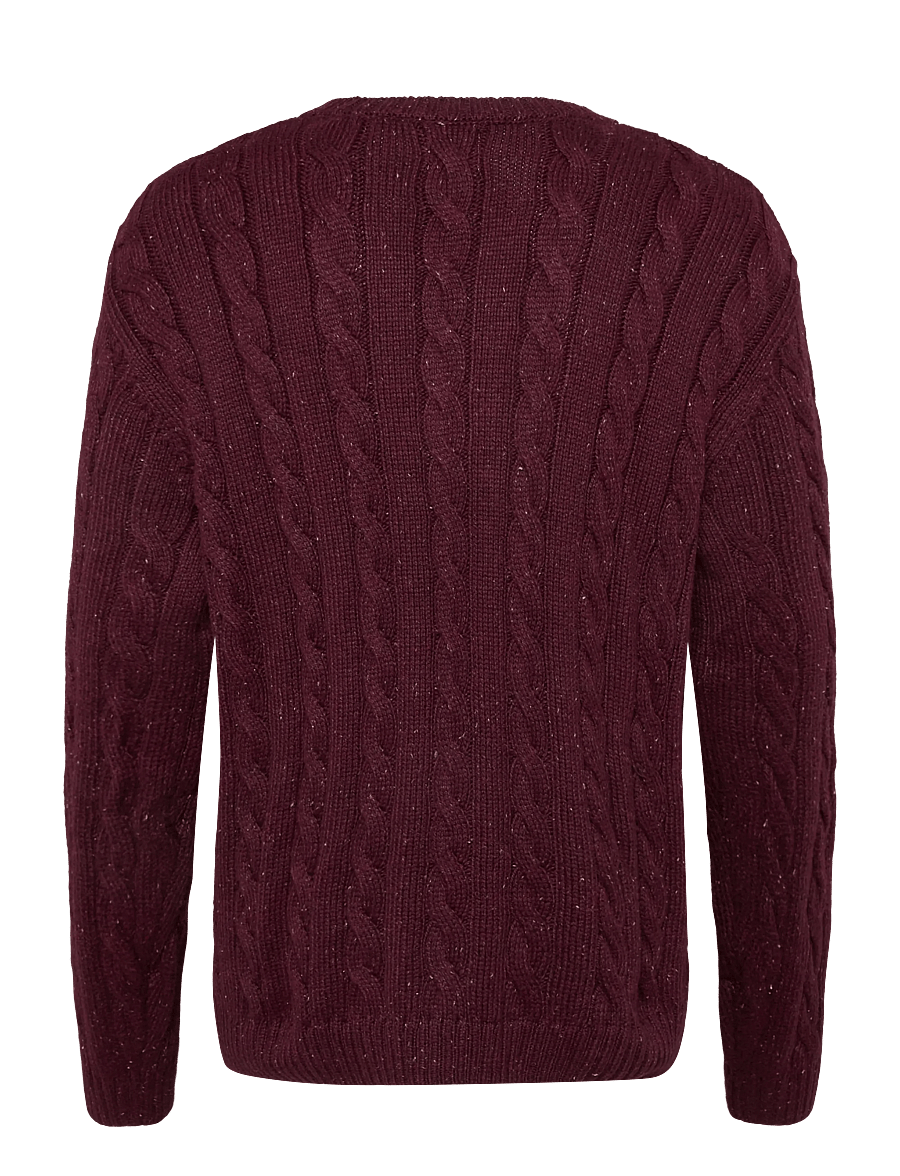 Levi's® - LAUREL CREW CABLE NEPS HOT CHO - rundhals - browns - 2
