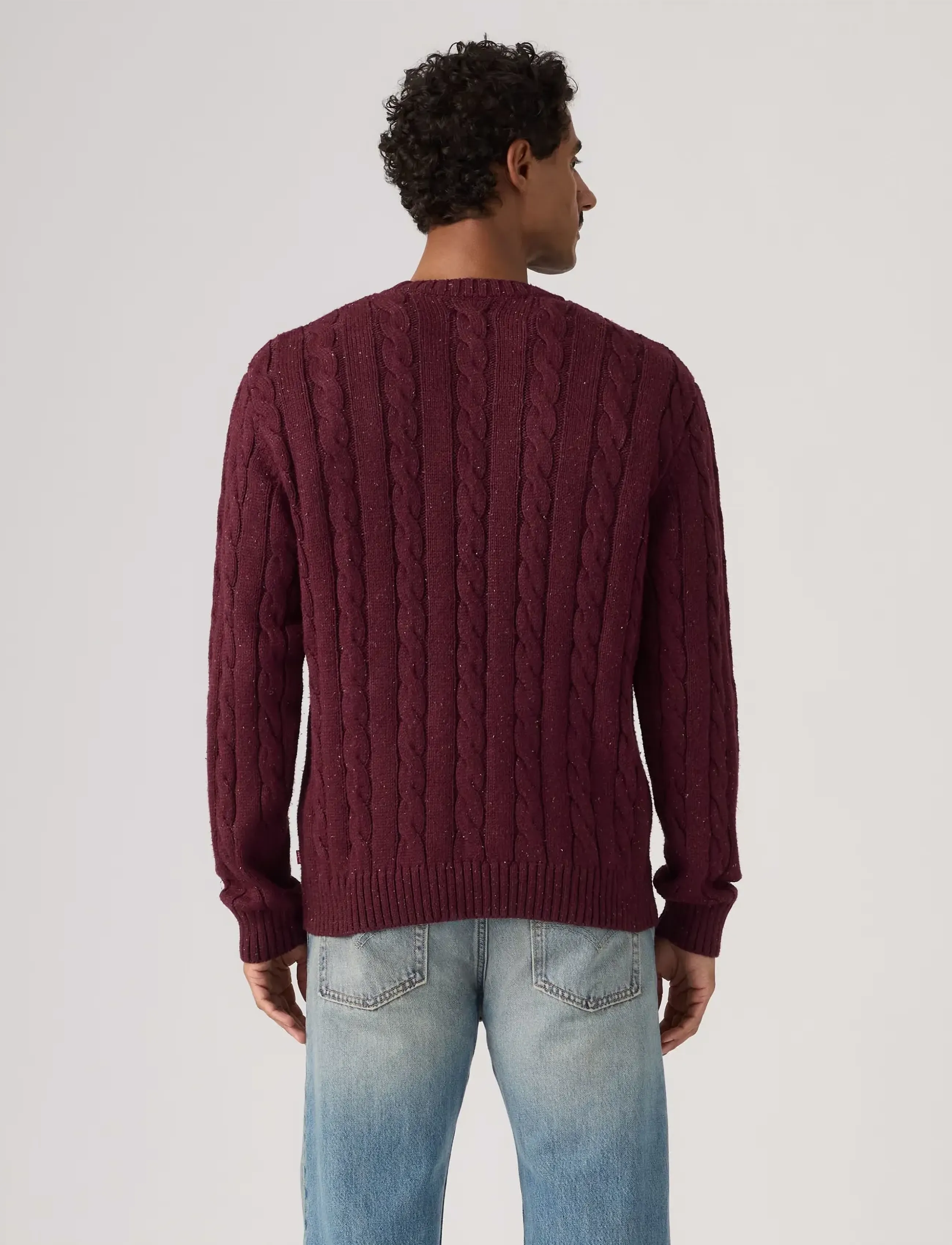 Levi's® - LAUREL CREW CABLE NEPS HOT CHO - browns - 4