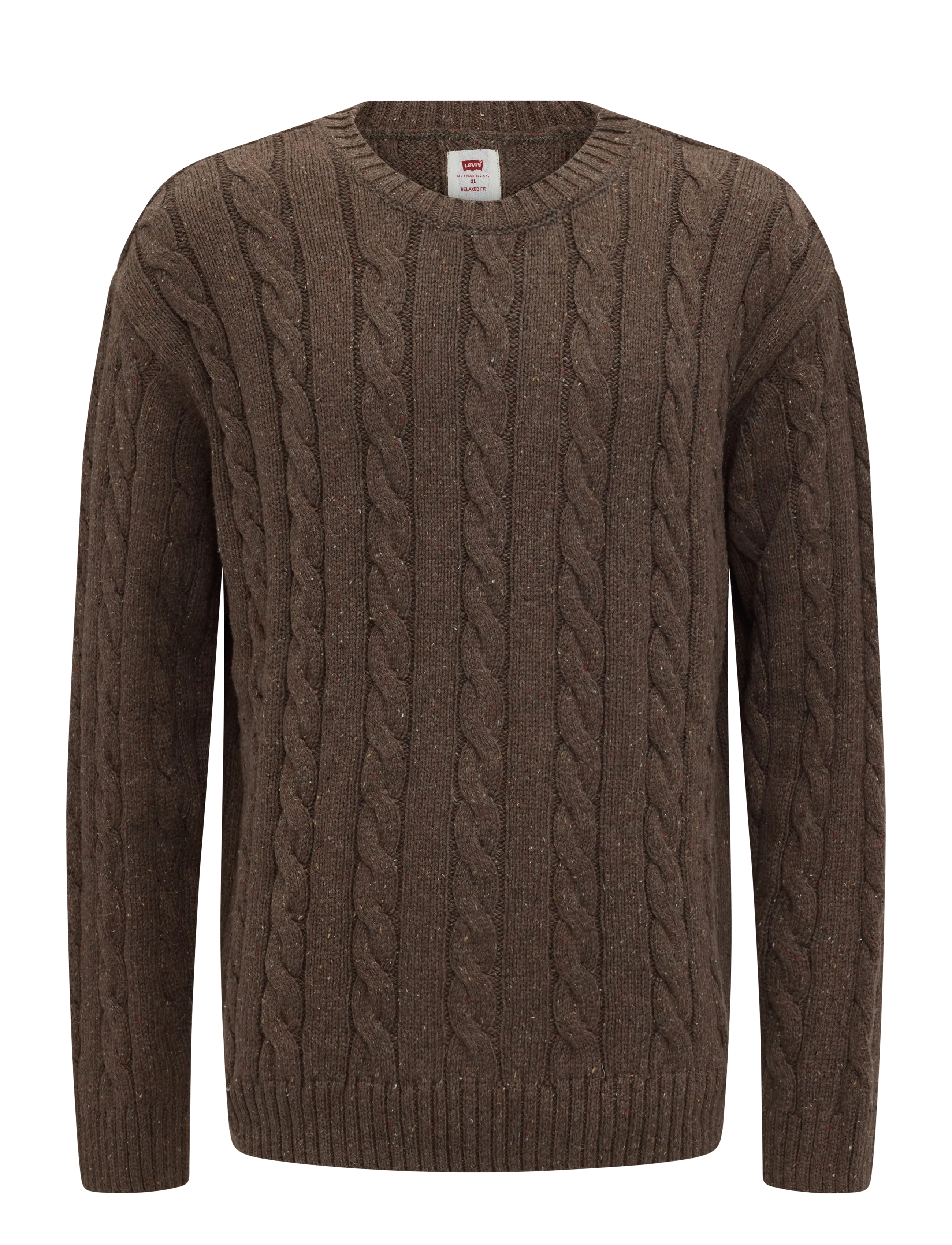 Levi's® LAUREL CREW CABLE NEPS CAPPUCI - Kudumid - BROWNS / brown