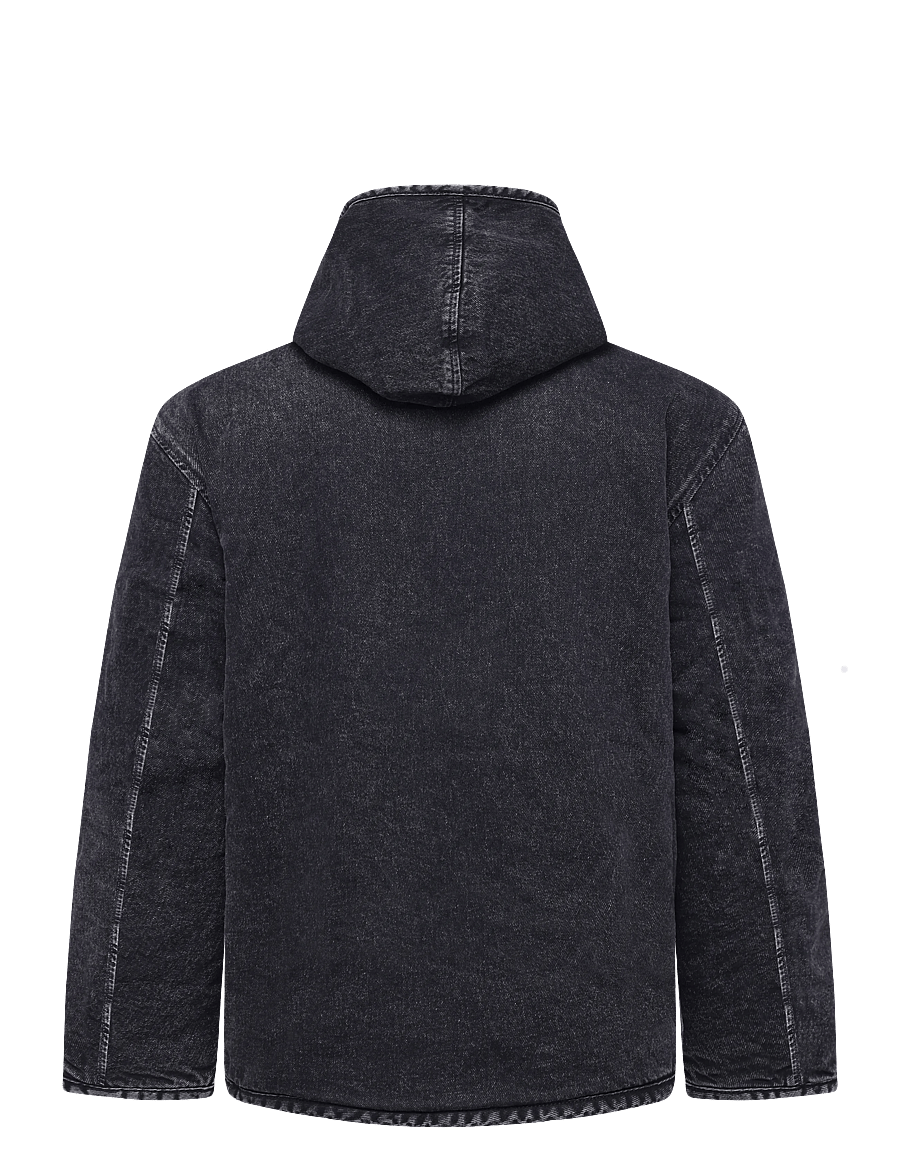 Levi's® - DECK HOODIE SHERPA JACKET A NI - forede denimjakker - blacks - 1