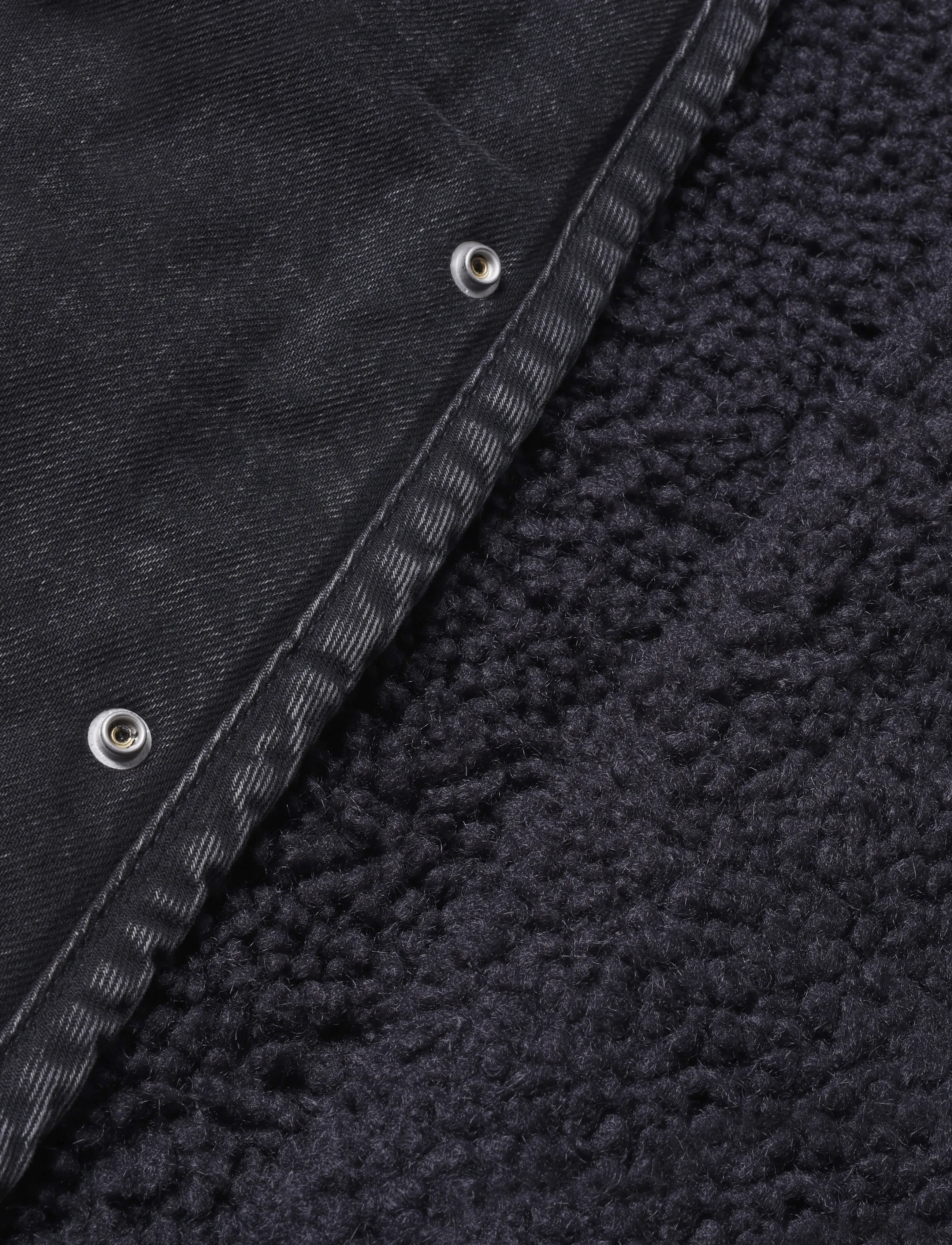 Levi's® - DECK HOODIE SHERPA JACKET A NI - forede denimjakker - blacks - 5