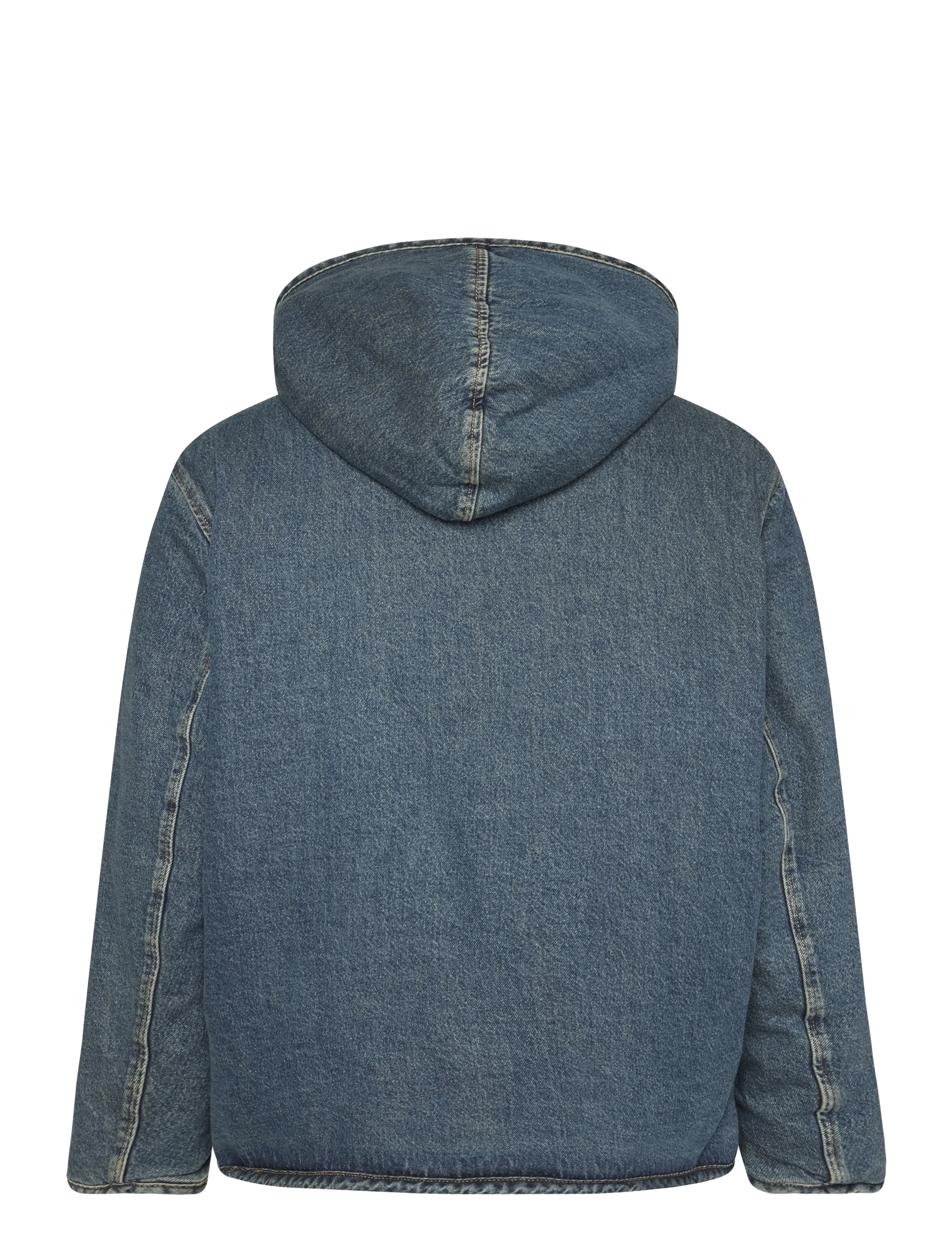 Levi's® - DECK HOODIE SHERPA JACKET SUPE - forede denimjakker - med indigo - worn in - 1