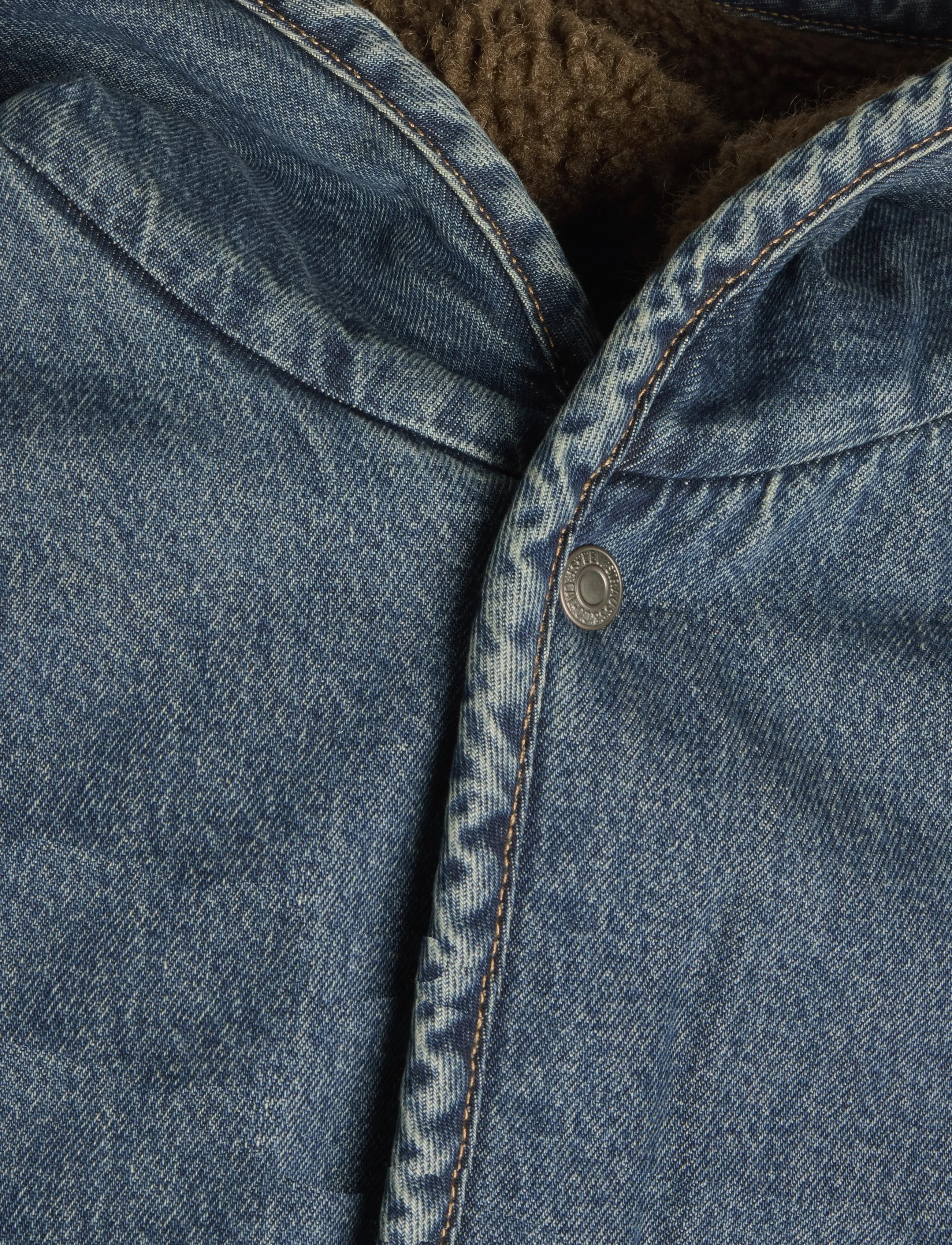 Levi's® - DECK HOODIE SHERPA JACKET SUPE - forede denimjakker - med indigo - worn in - 2
