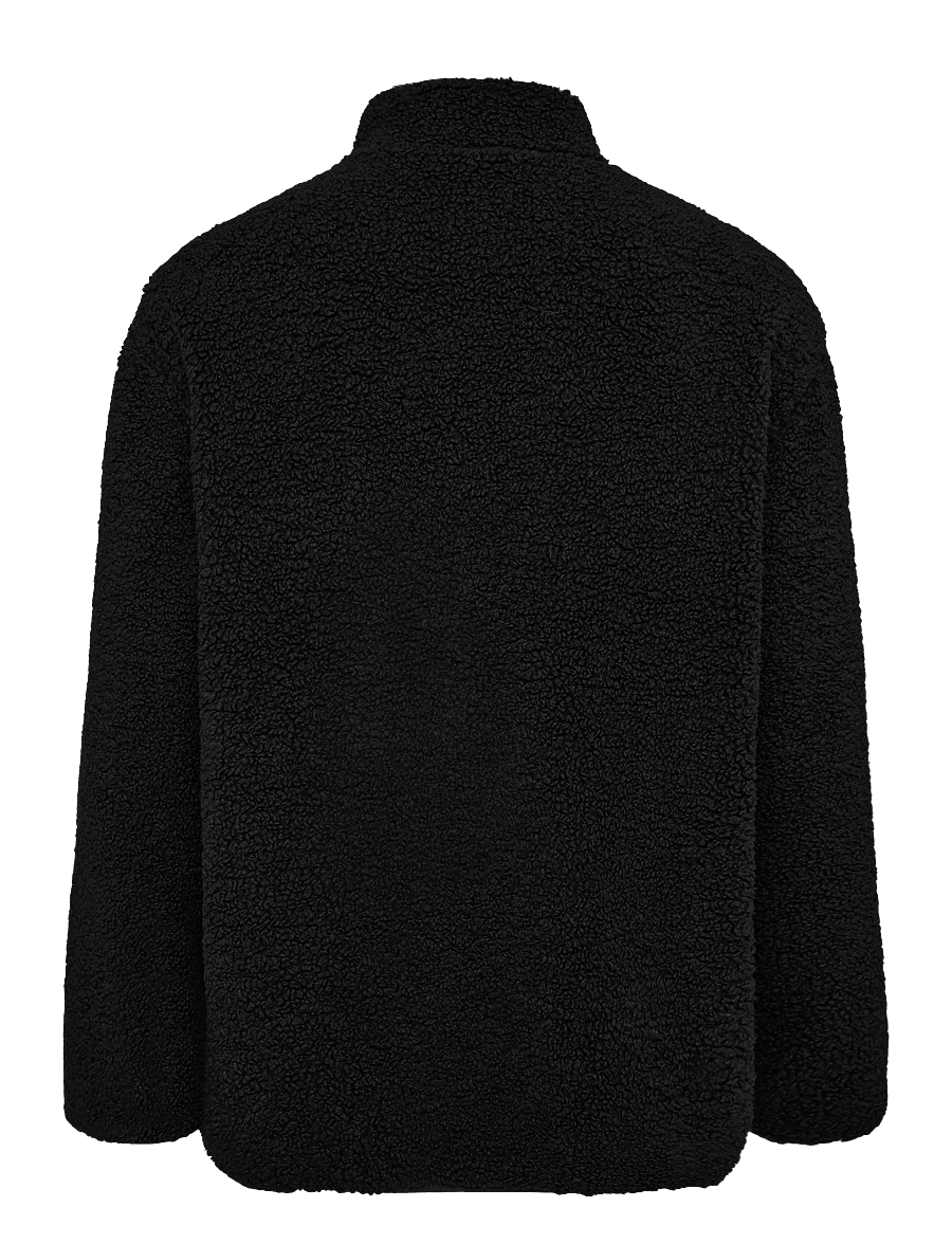 Levi's® - CAMPO SHERPA JACKET JET BLACK - fleece-pullover - blacks3 - 1