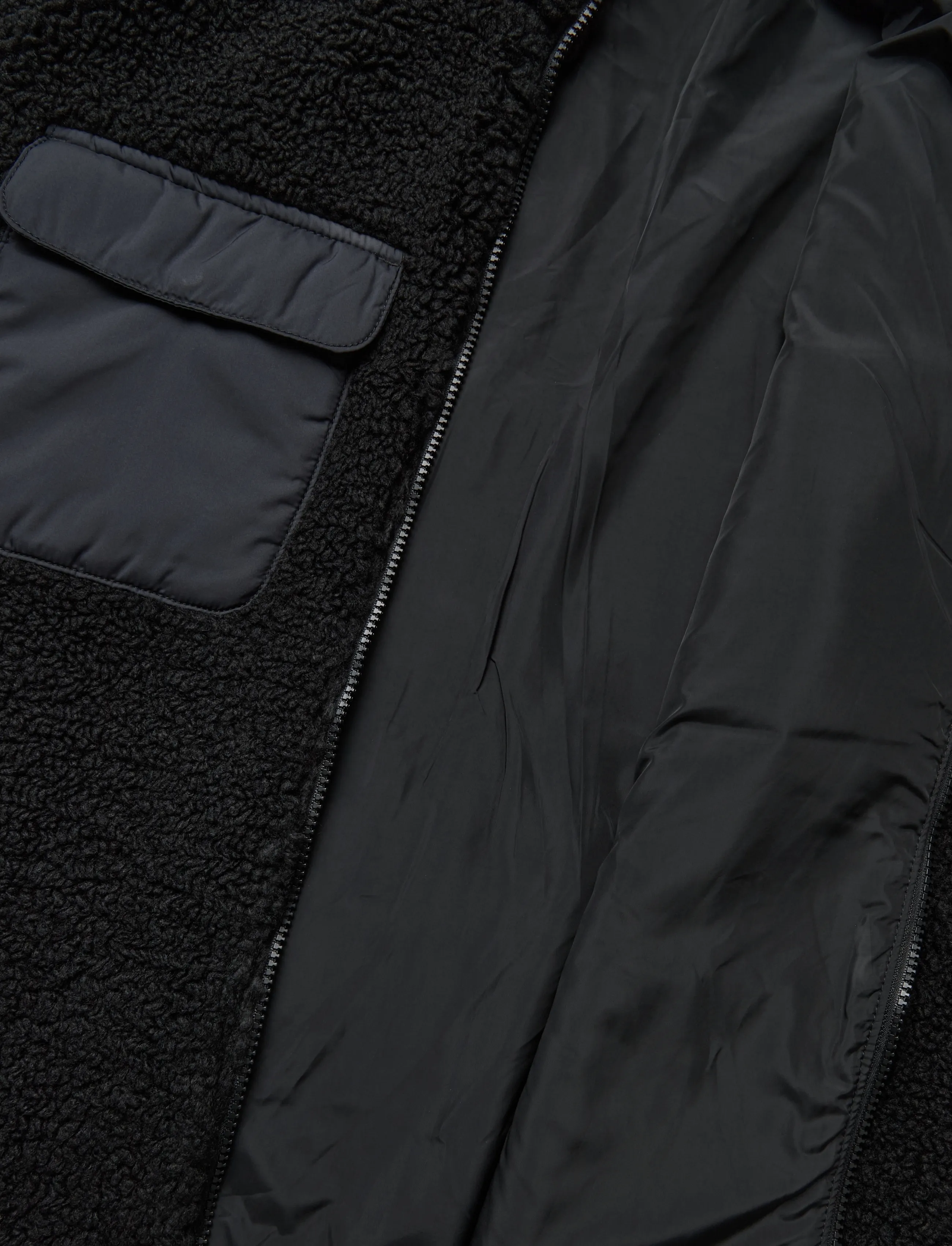 Levi's® - CAMPO SHERPA JACKET JET BLACK - hybrid-jacken - blacks - 4