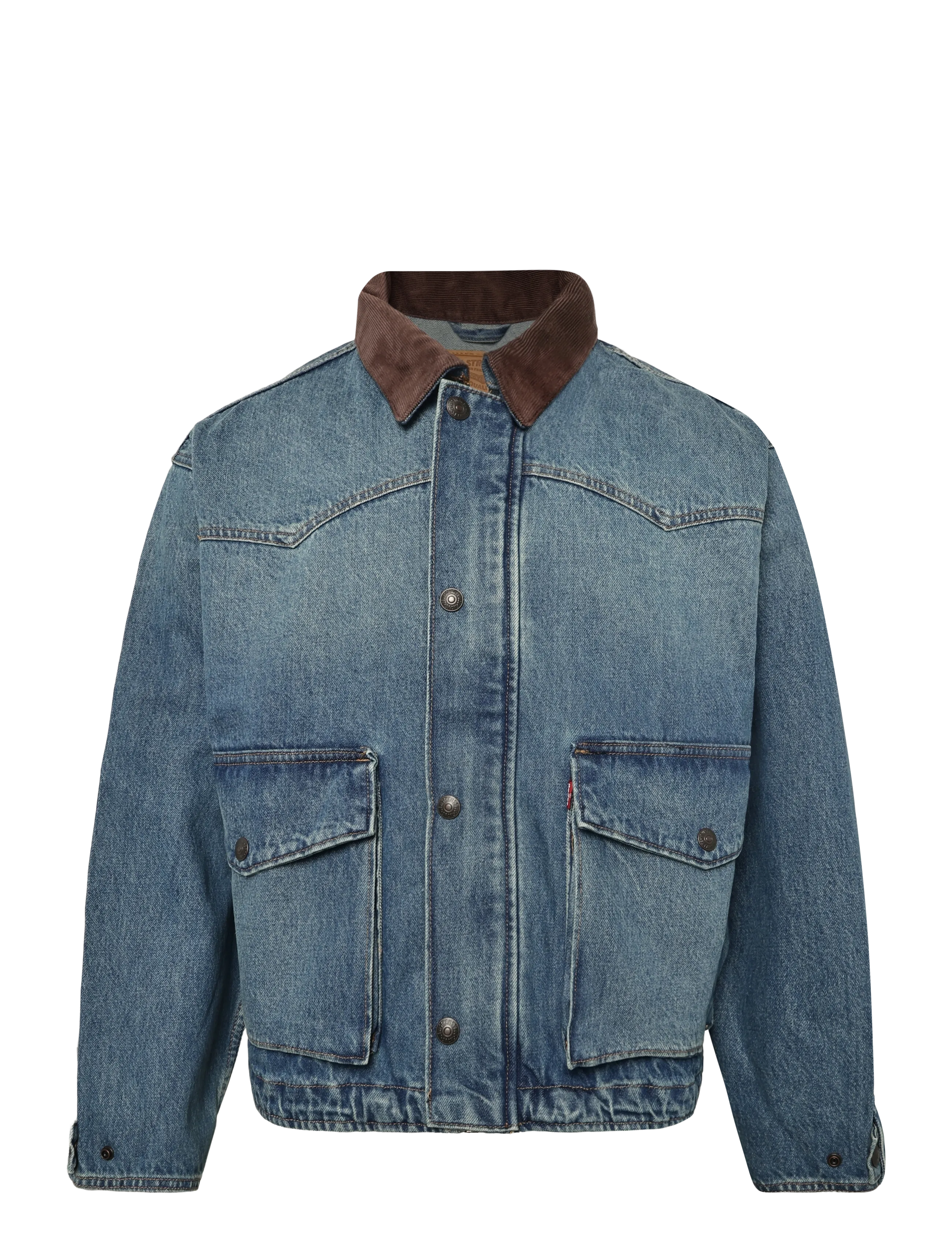 Levi's® HILLTOP JACKET IN GOOD COMPANY - Teksatagid - MED INDIGO - WORN IN / blue