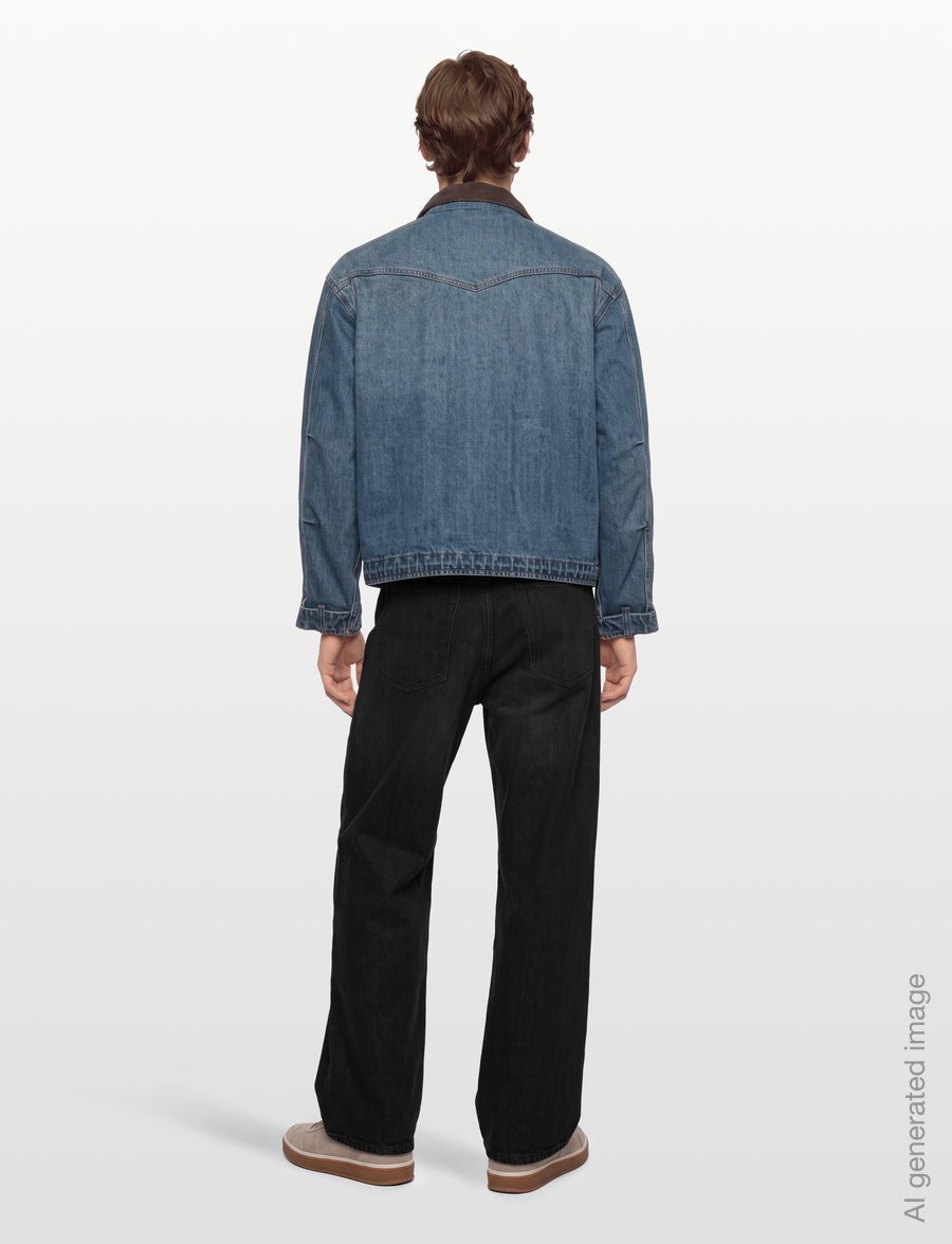 Levi's® - HILLTOP JACKET IN GOOD COMPANY - voodriga teksatagid - med indigo - worn in4 - 4