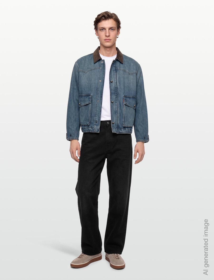 Levi's® - HILLTOP JACKET IN GOOD COMPANY - vuorittomat farkkutakit - med indigo - worn in - 0