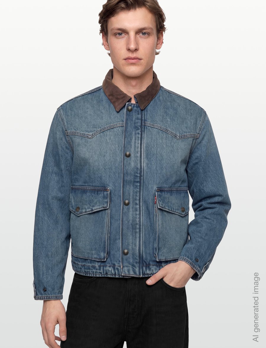 Levi's® - HILLTOP JACKET IN GOOD COMPANY - vuorittomat farkkutakit - med indigo - worn in - 3