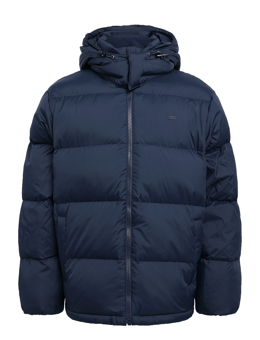 Levi's® - ROCKWELL HOODED PUFFER 1 NAVY - shop efter stil - blues - 1