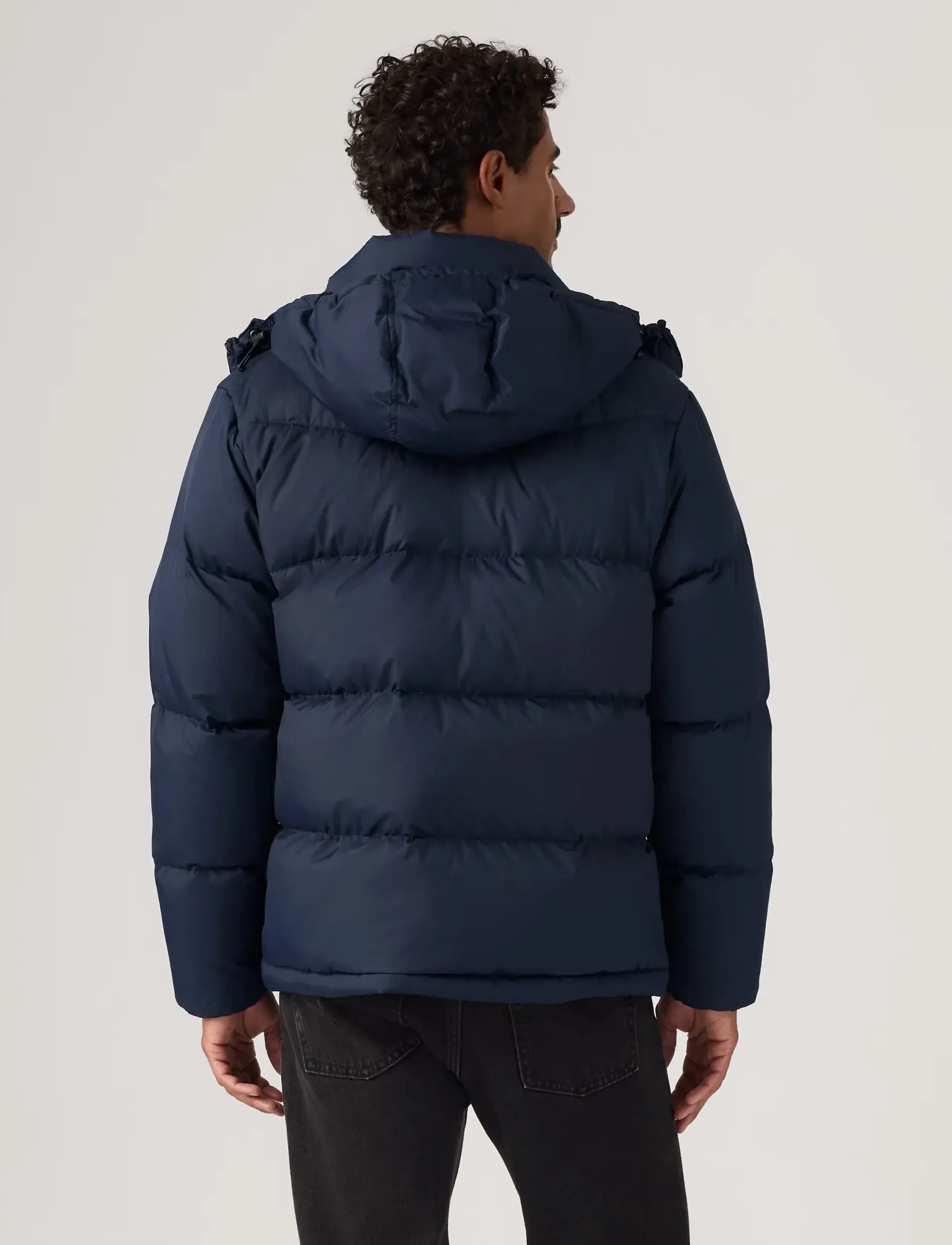 Levi's® - ROCKWELL HOODED PUFFER 1 NAVY - blues - 4