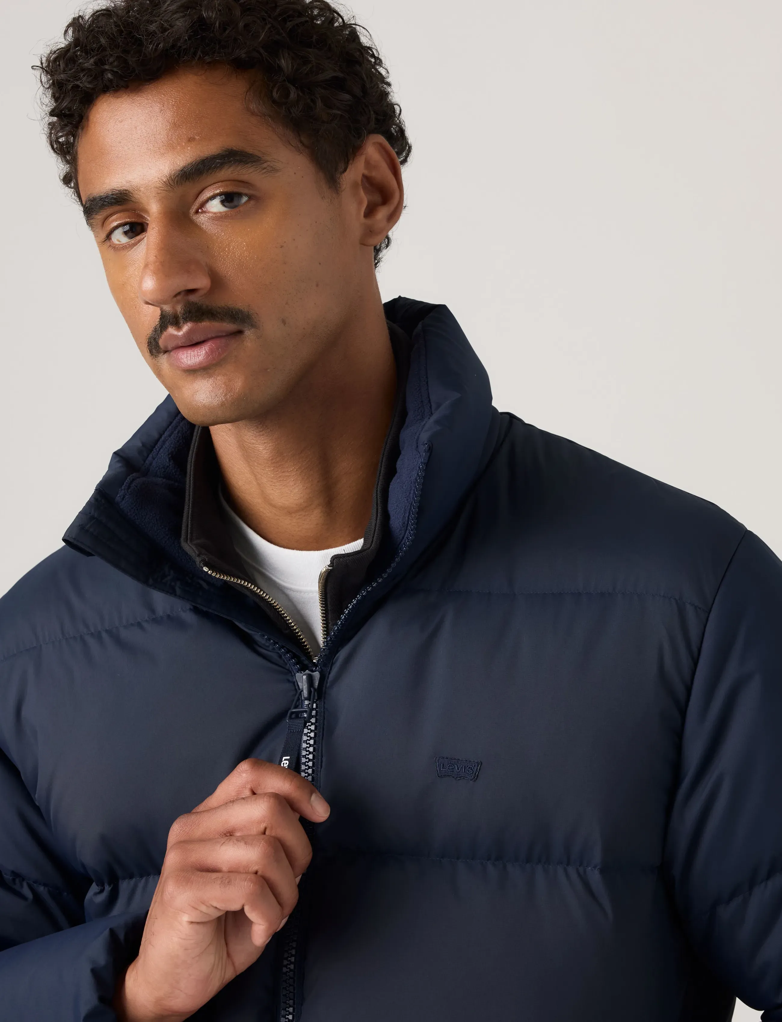 Levi's® - ROCKWELL HOODED PUFFER 1 NAVY - blues - 5