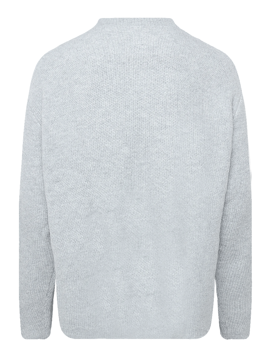 Levi's® - WOODACRE HENLEY SWEATER WARM L - pikkade varrukatega kootud polod - greys - 1