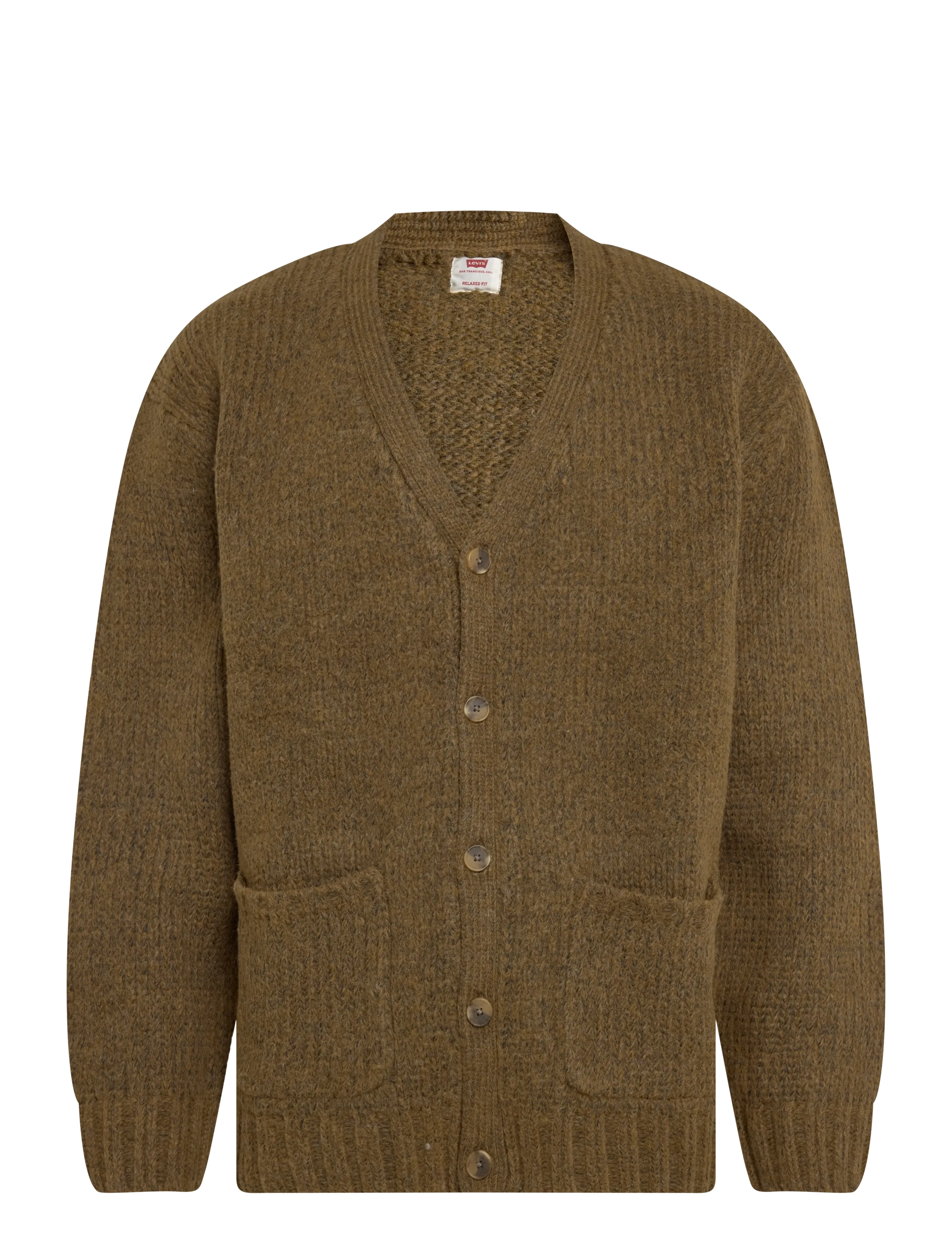 Levi's® MAMMOTH CARDIGAN FOXTROT BROWN - Stickat - NEUTRALS / brown