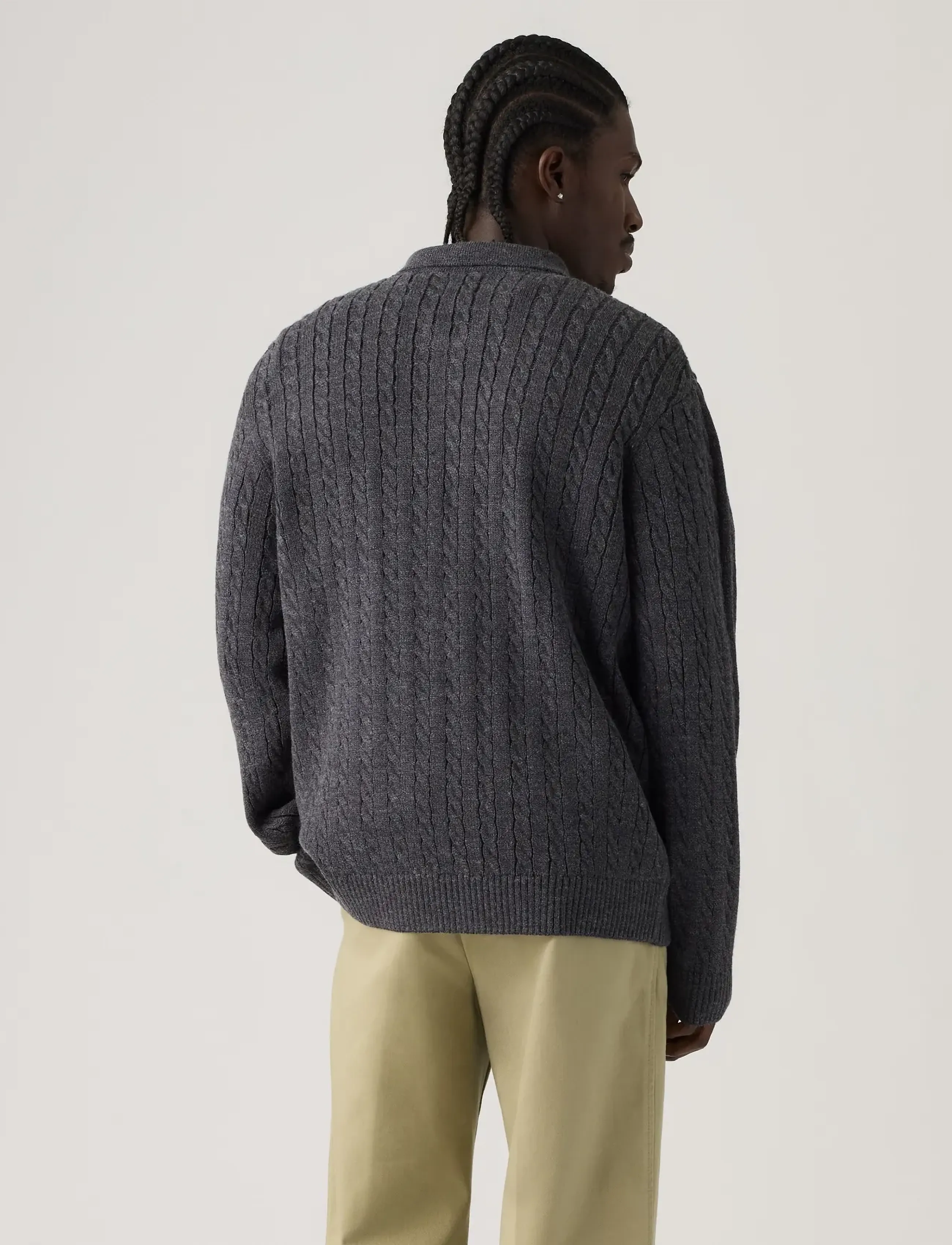 Levi's® - MASON COLLARED QUARTER ZIP OBS - blacks - 4