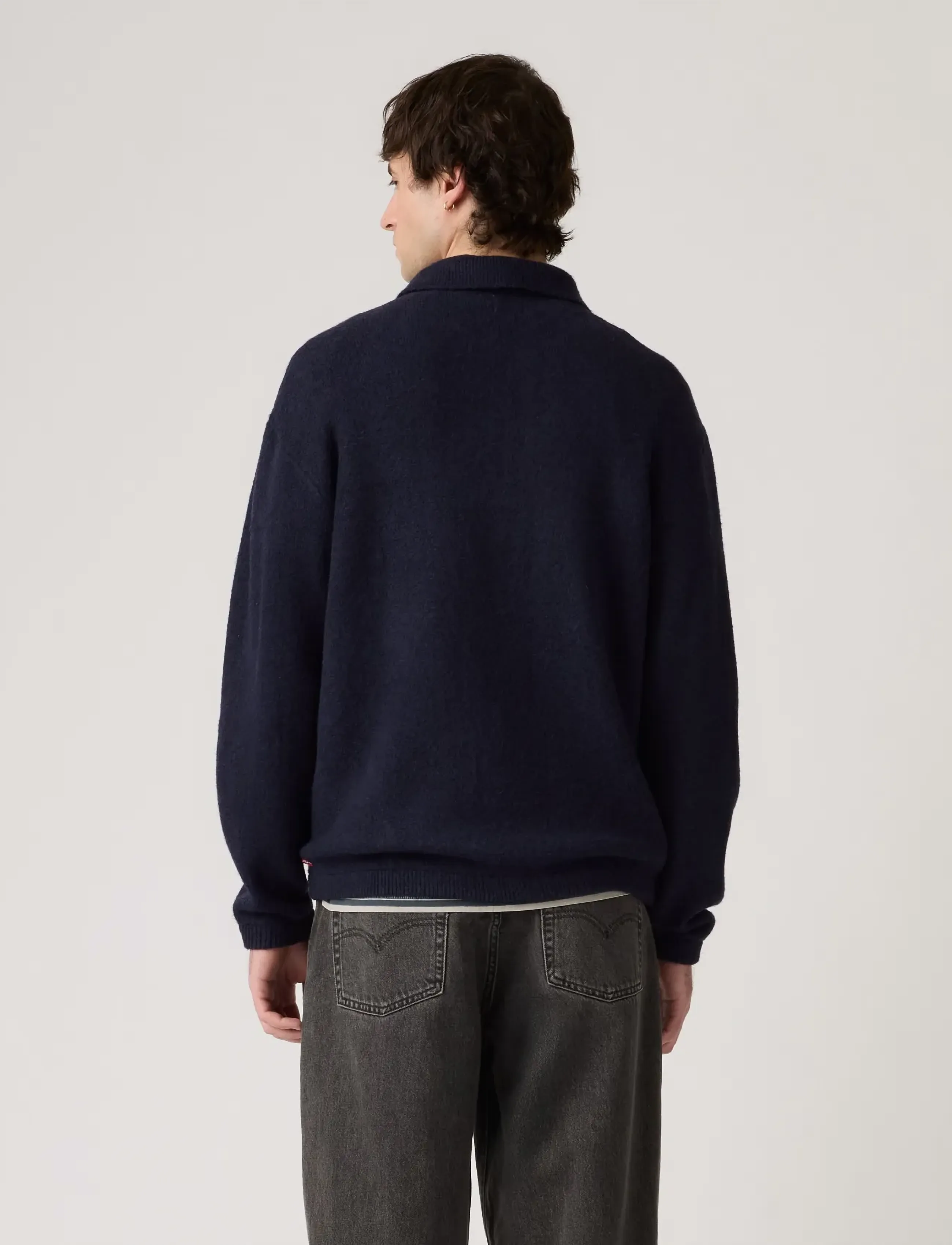 Levi's® - BOULDER COLLARED HALF ZIP NAVY - blues - 4