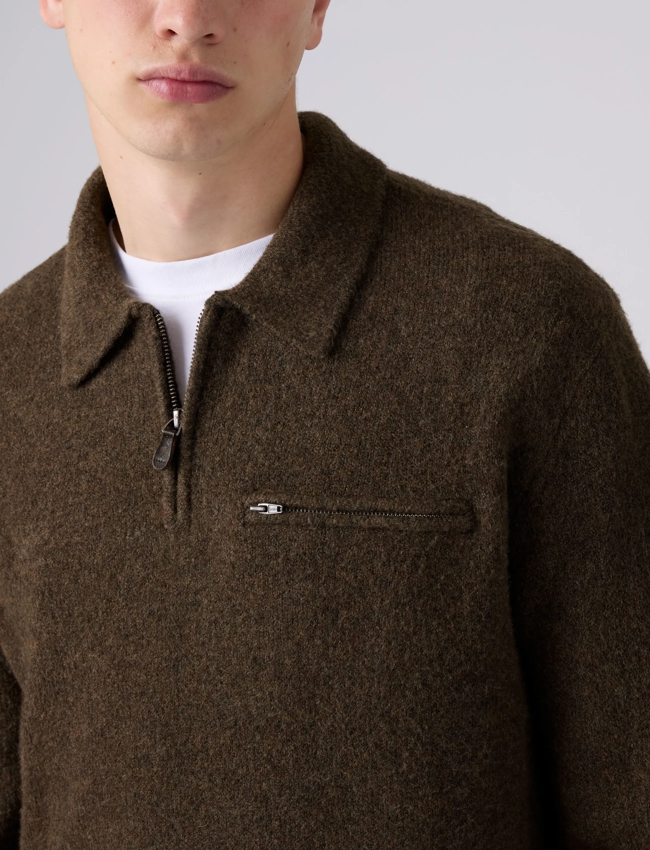 LEVIS ® Boulder Collared Half Zip Hot t-shirts herr – bild 5