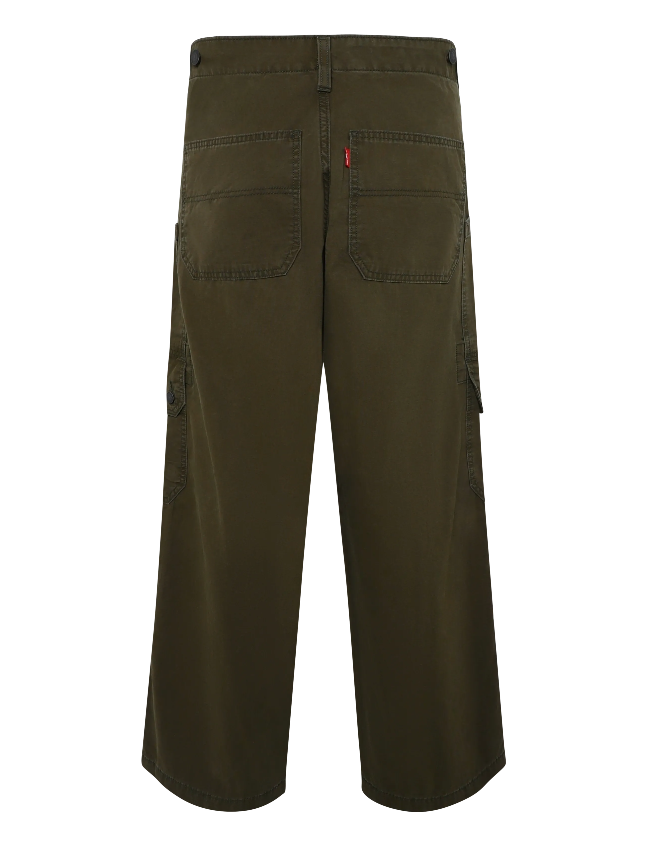 Levi's® - EXTRA BAGGY CARGO KOMODO GREEN - cargobyxor - browns - 1