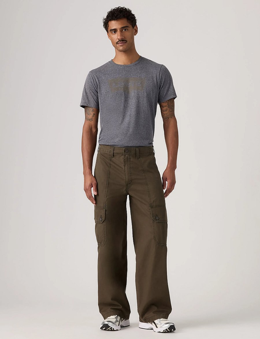 Levi's® - EXTRA BAGGY CARGO KOMODO GREEN - cargobukser - browns - 5