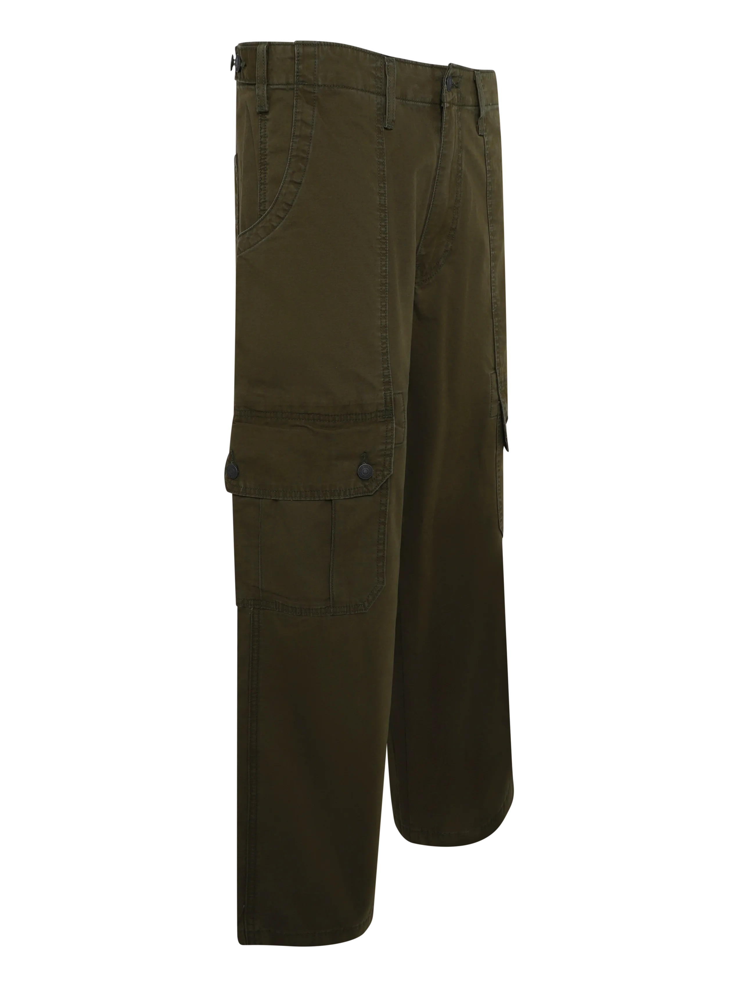 Levi's® - EXTRA BAGGY CARGO KOMODO GREEN - cargobyxor - browns - 2