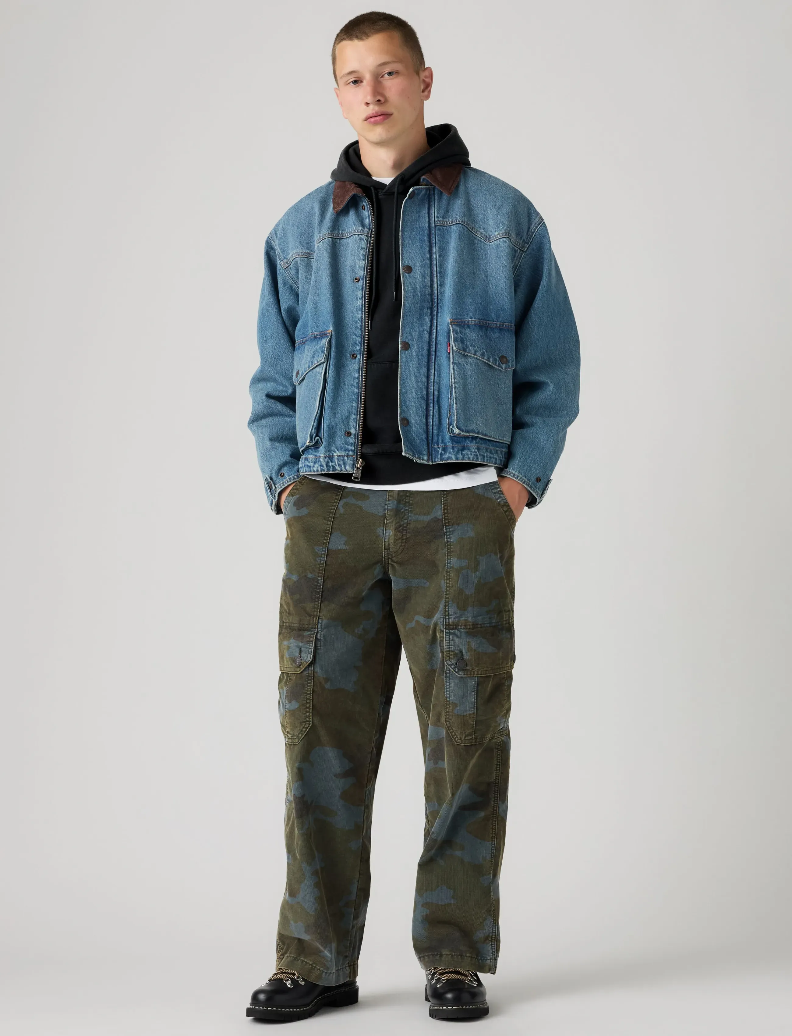 Levi's® - EXTRA BAGGY CARGO BRADY GRAY S - hosen & jeans - multi-color - 0