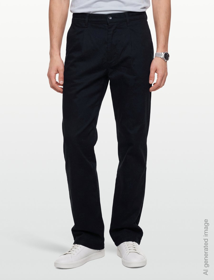 Levi's® - LOOSE PLTD WORK CHINO MINERAL - chinos - blacks - 3